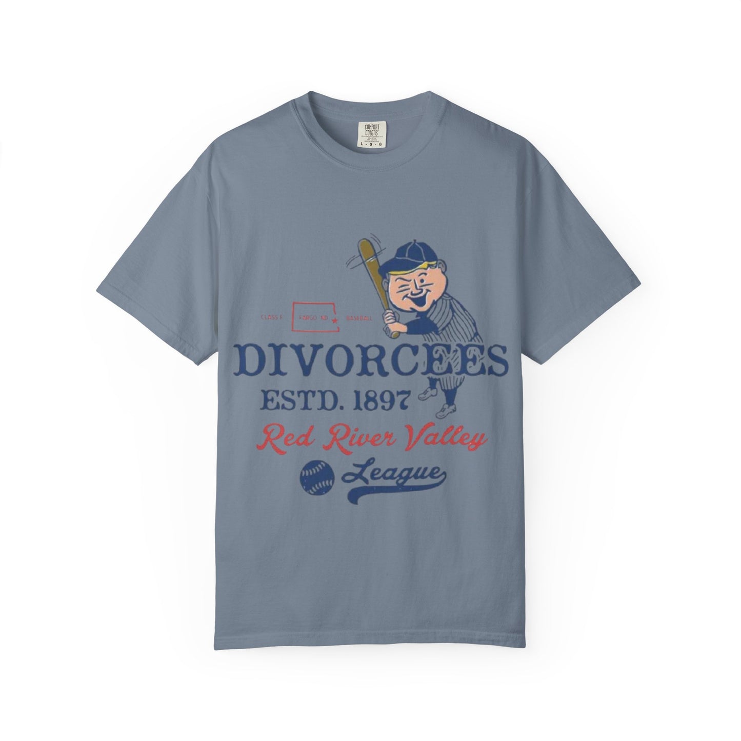 Vintage 1897 Fargo Divorcees Baseball T-shirt, Retro Sports Fan Tee, Unisex