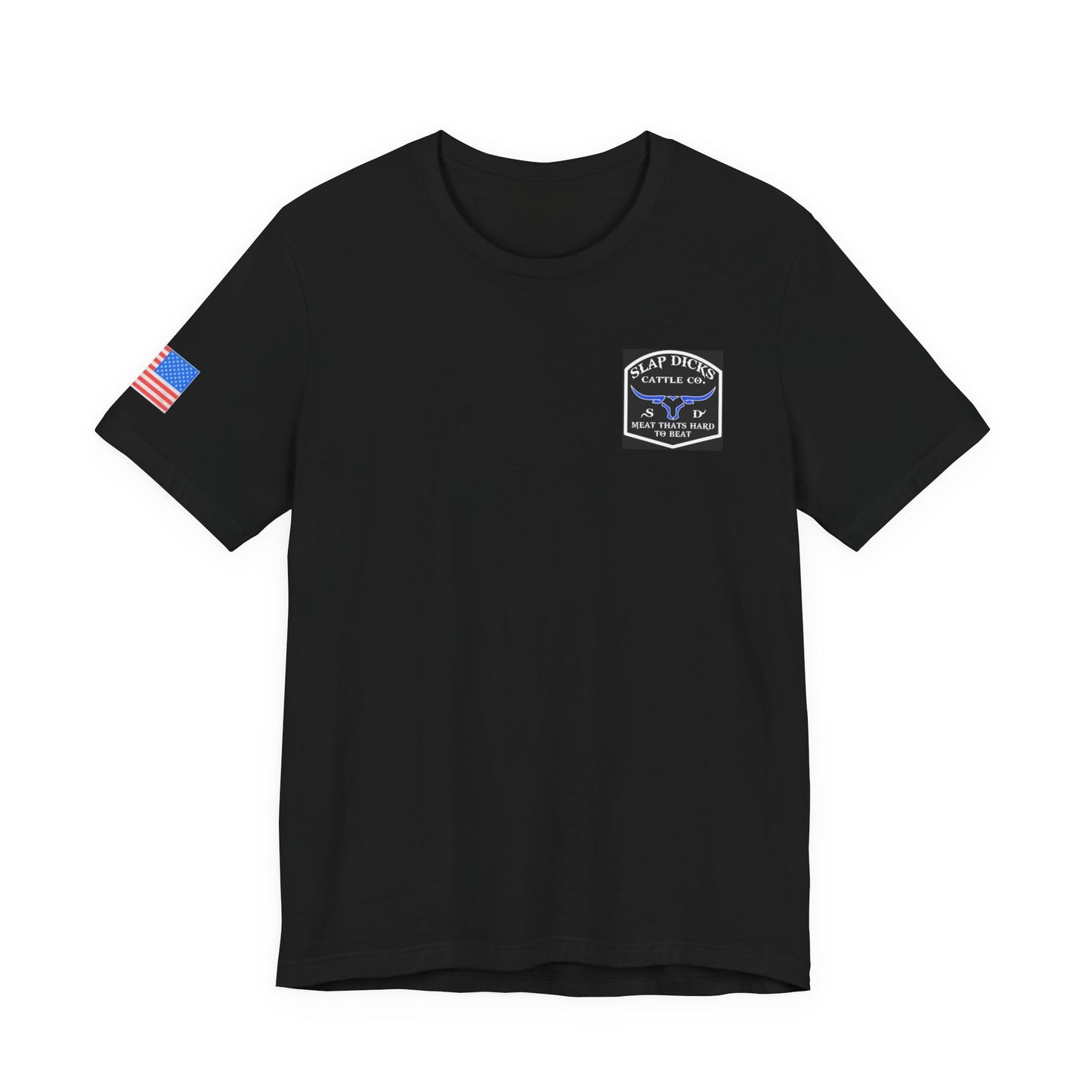 Slap Dicks Cattle Co Meat Thats Hard Funny Tee, Unisex T-Shirt, Comic Graphic