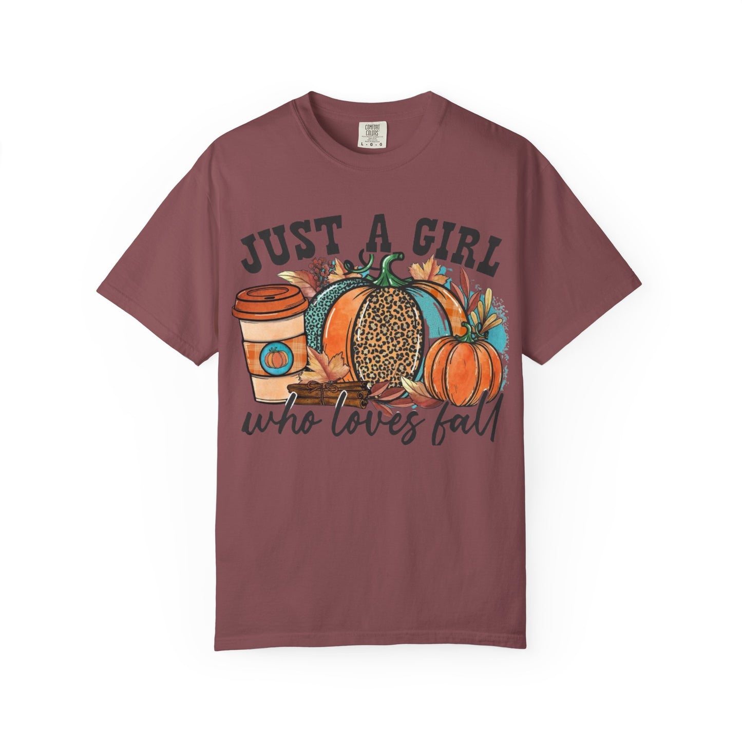 Fall Pumpkin Latte Unisex Tee, Autumn Shirt, Pumpkin Spice Tee, Fall Colors