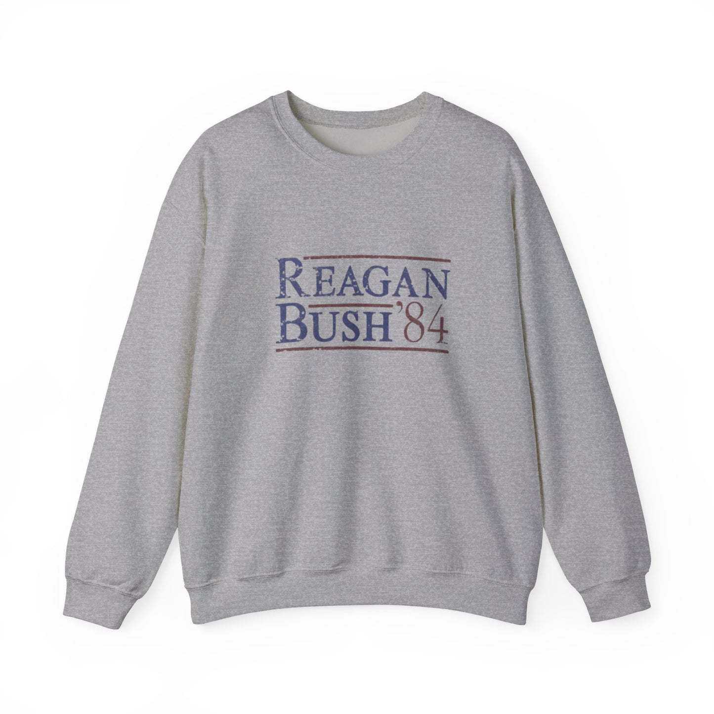 Political Campaign Reagan/Bush 84 Presidential USA Sweatshirt, Unisex Crewneck