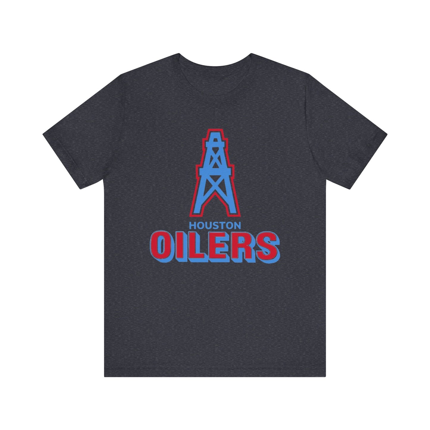 Houston Oilers Throwback Tee, NFL Unisex Jersey Short Sleeve Shirt, Vintage