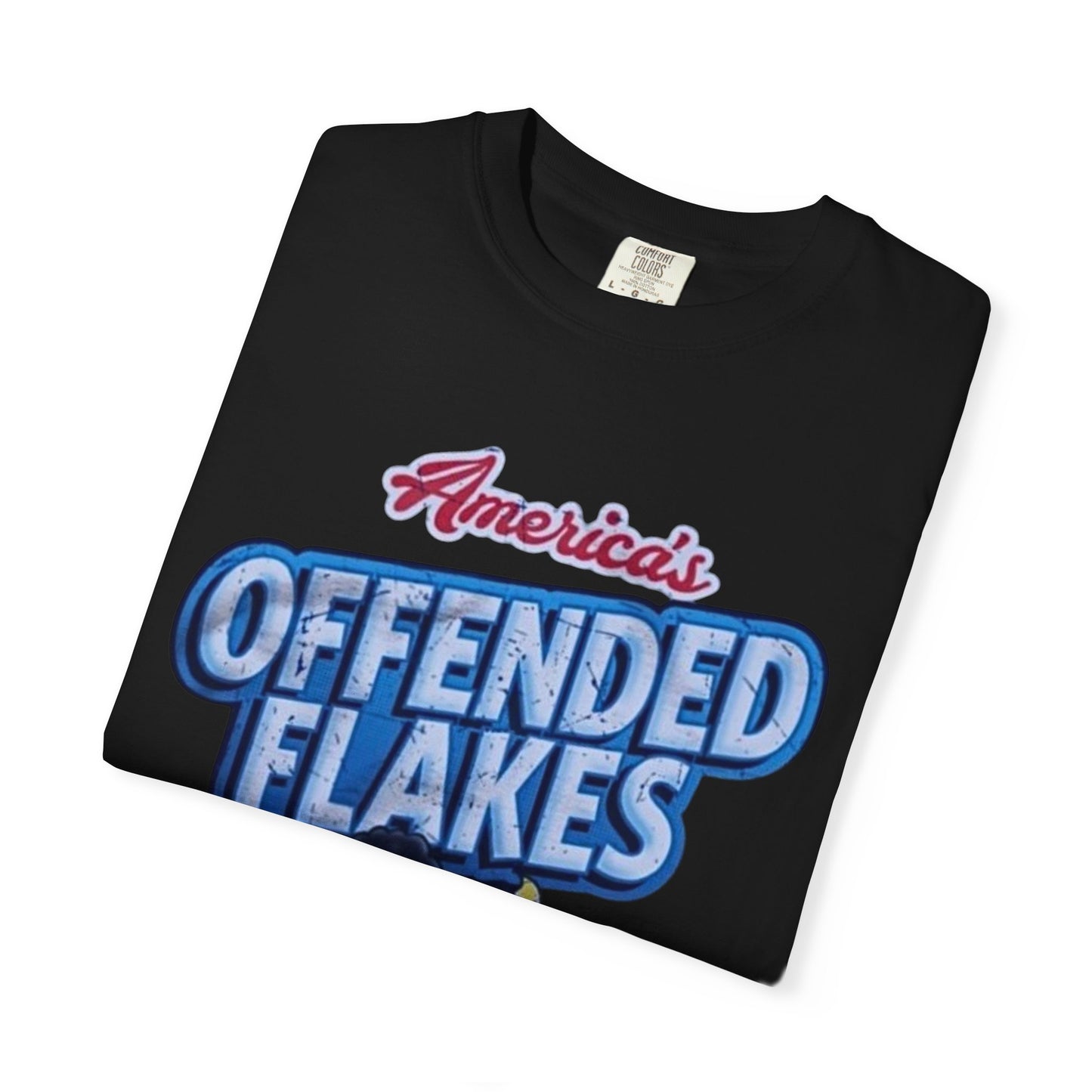 Offended Flakes Cereal Humor Unisex Tee, Liberal Trigger Shirt, Kellogs Corn