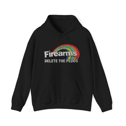 Pro Second Amendment Hoodie - Unisex Sweatshirt Protect our Children, Pew Pedos