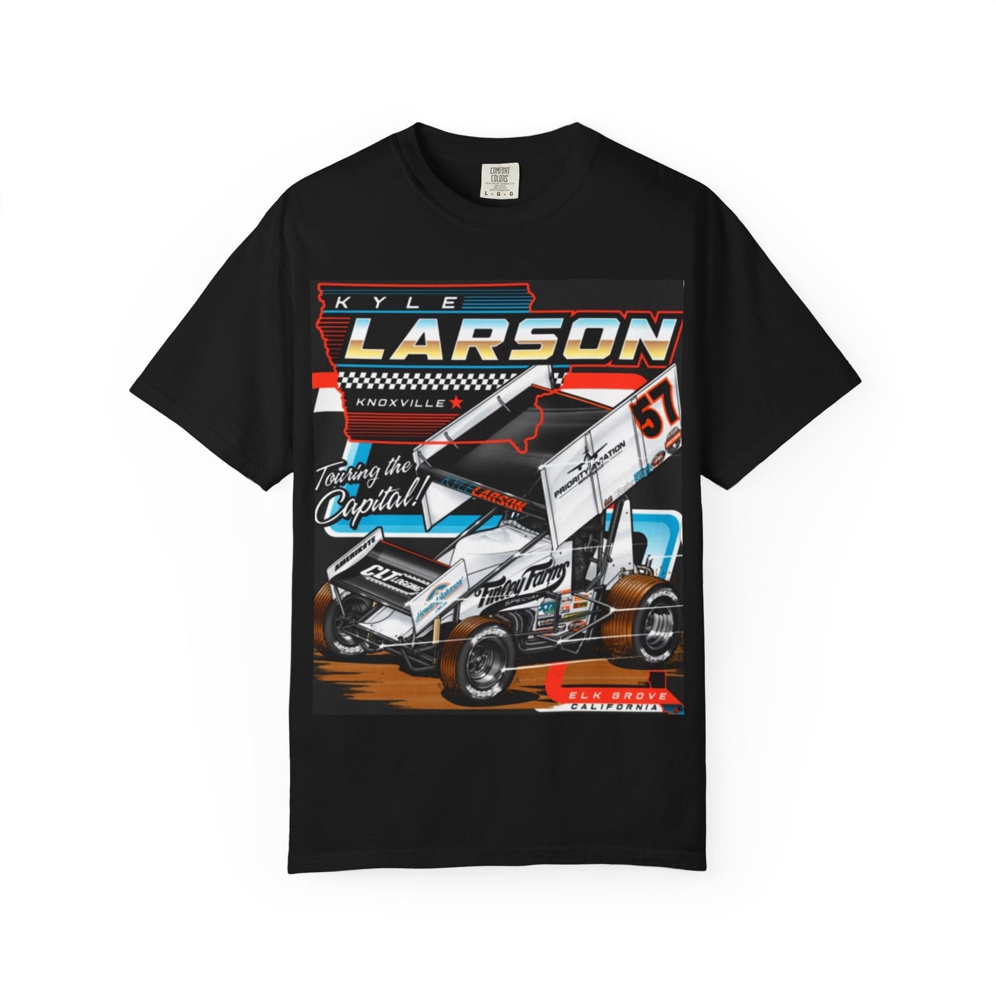 Kyle Larson Sprint Car Racing T-shirt, NASCAR Fan Tee, Dirt Track Race Shirt