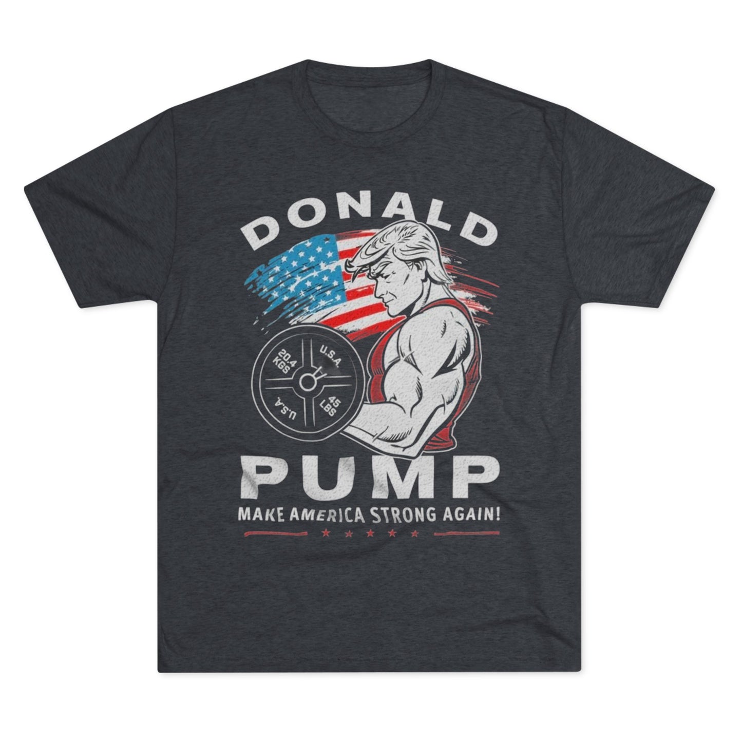 Donald “Pump” Trump 2024 President Lifting Weights Tee, Unisex Workout