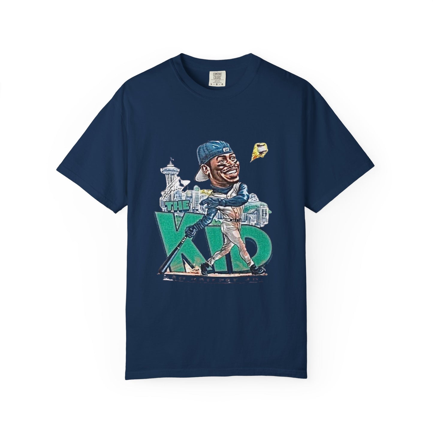 Ken Griffey Jr. Swing Home Run Seattle Mariners, MLB The Kid Tee, Baseball