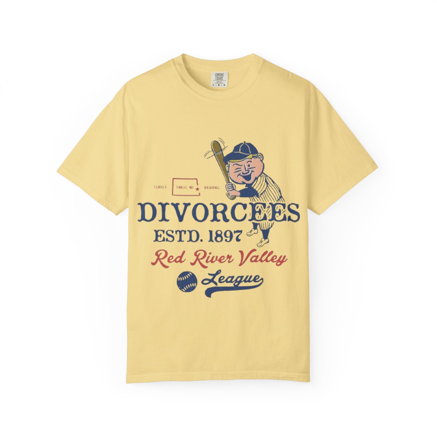Vintage 1897 Fargo Divorcees Baseball T-shirt, Retro Sports Fan Tee, Unisex