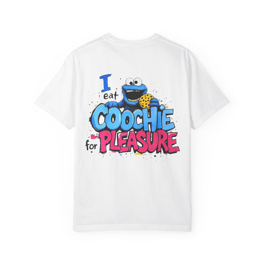 Cookie Monster Unisex Tshirt Funny Sesame Street Tee Comedy Shirt, I Eat Coochie