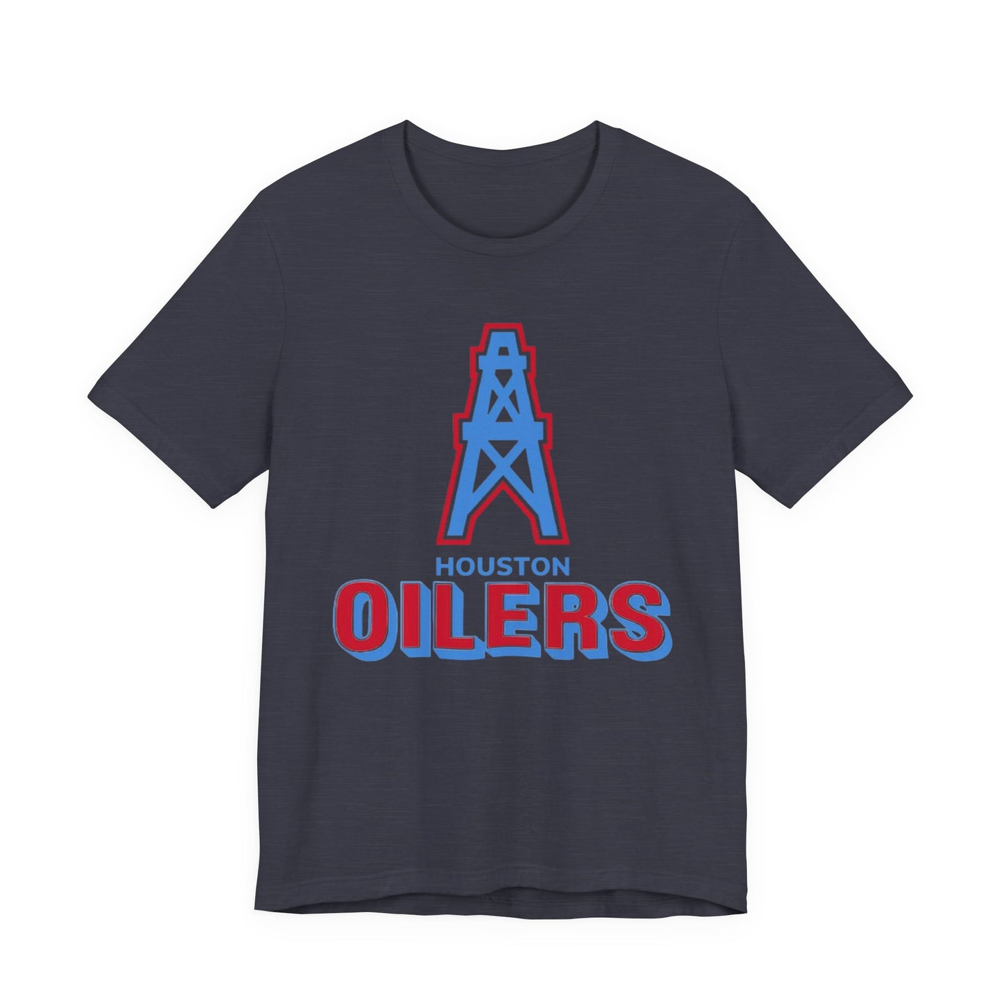 Houston Oilers Throwback Tee, NFL Unisex Jersey Short Sleeve Shirt, Vintage