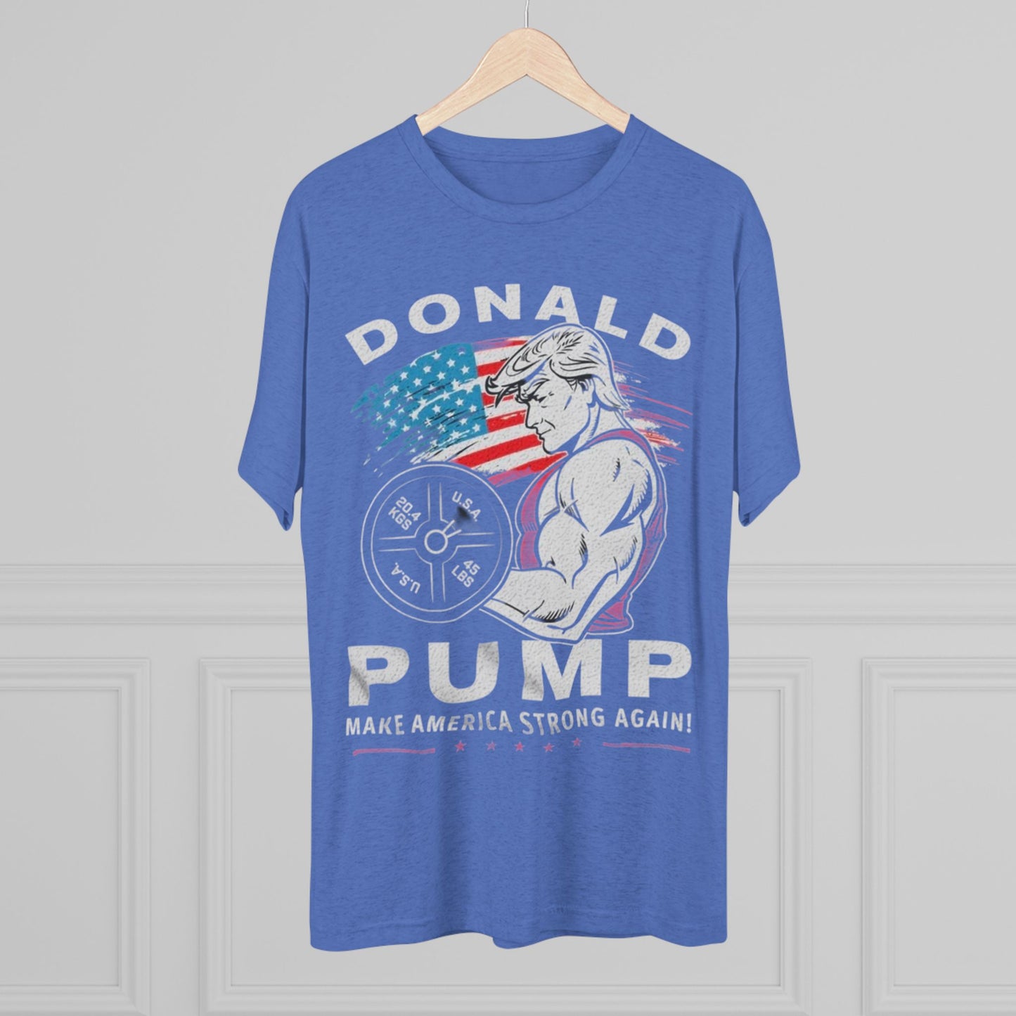 Donald “Pump” Trump 2024 President Lifting Weights Tee, Unisex Workout