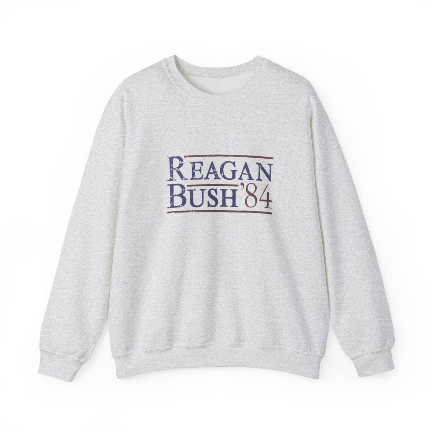 Political Campaign Reagan/Bush 84 Presidential USA Sweatshirt, Unisex Crewneck