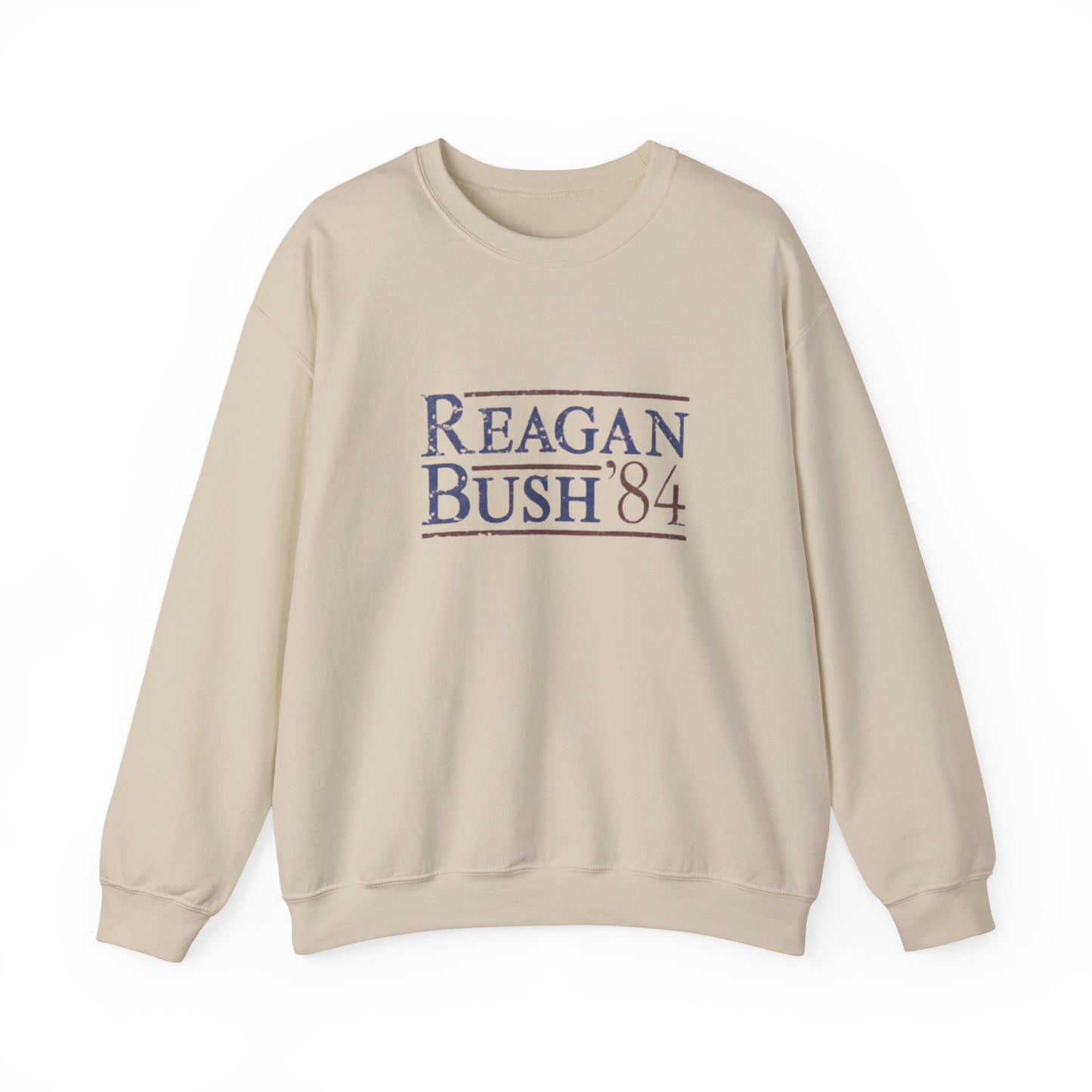 Political Campaign Reagan/Bush 84 Presidential USA Sweatshirt, Unisex Crewneck