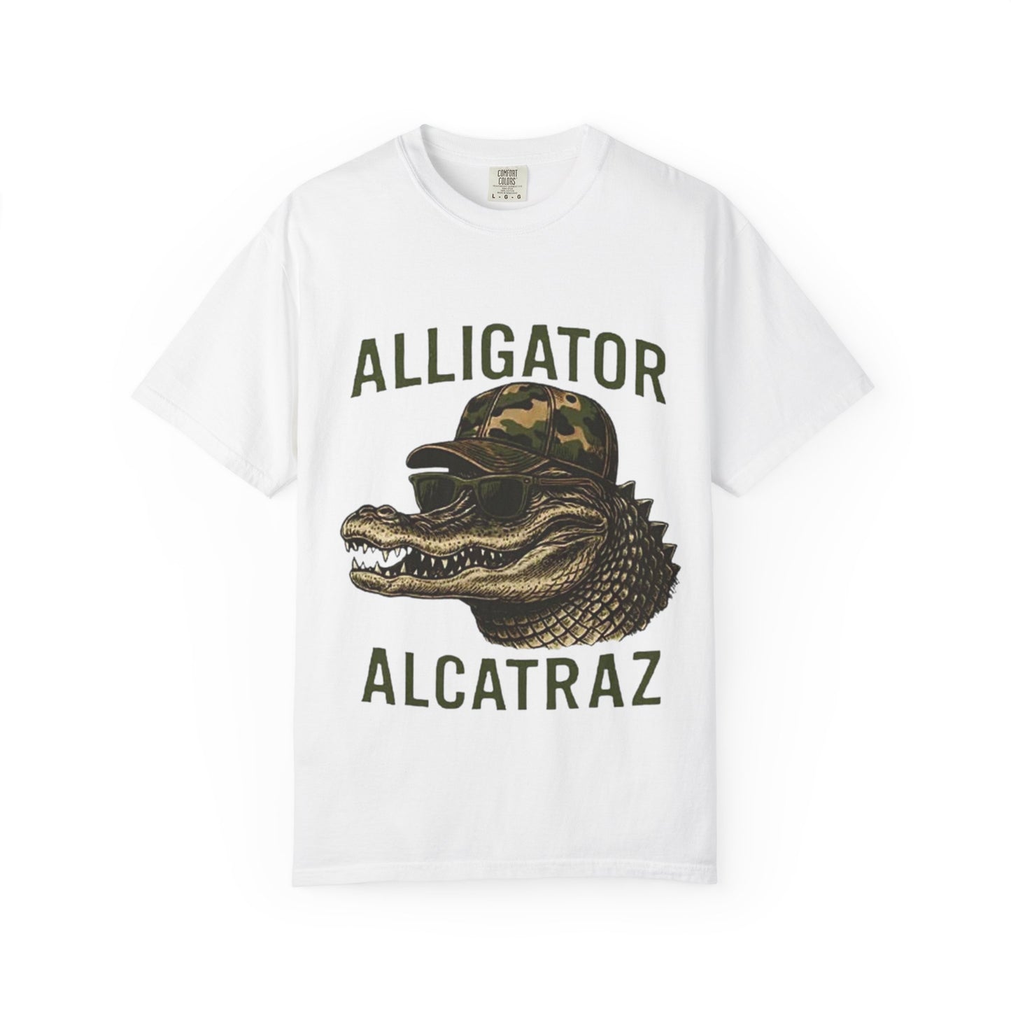 Patriotic USA 2025 MAGA Alligator Alcatraz T-shirt, Trump Support Tee, Patriotic