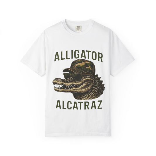 Patriotic USA 2025 MAGA Alligator Alcatraz T-shirt, Trump Support Tee, Patriotic