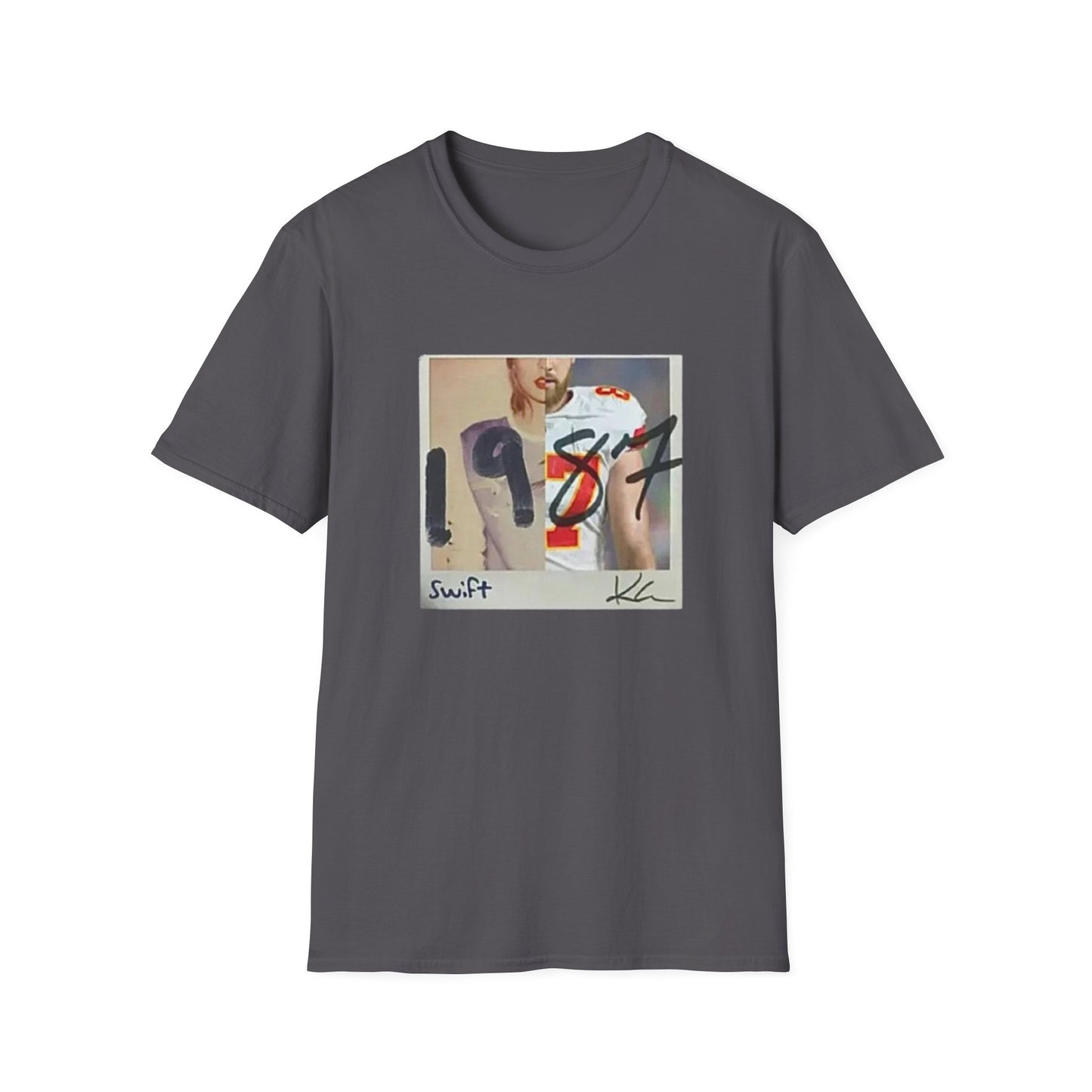 Swiftie x Chiefs Love Tee | 1989 Album CD & Kelce 87 Jersey Mashup Shirt