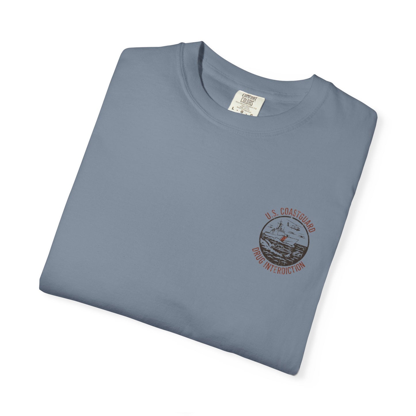 US Coastguard Drug Interdiction Team Tee, Boat Helicopter Cutter Vessel, Unisex