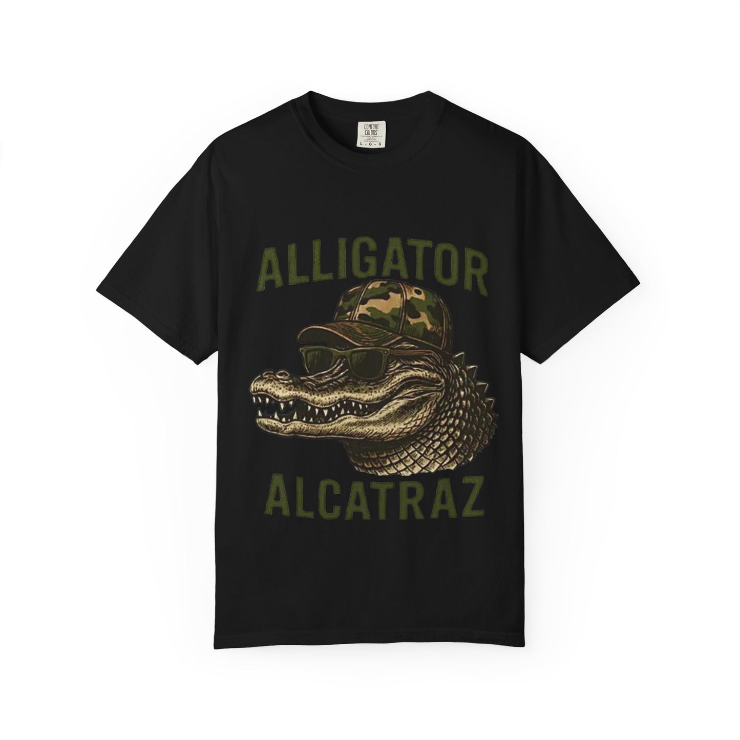 Patriotic USA 2025 MAGA Alligator Alcatraz T-shirt, Trump Support Tee, Patriotic