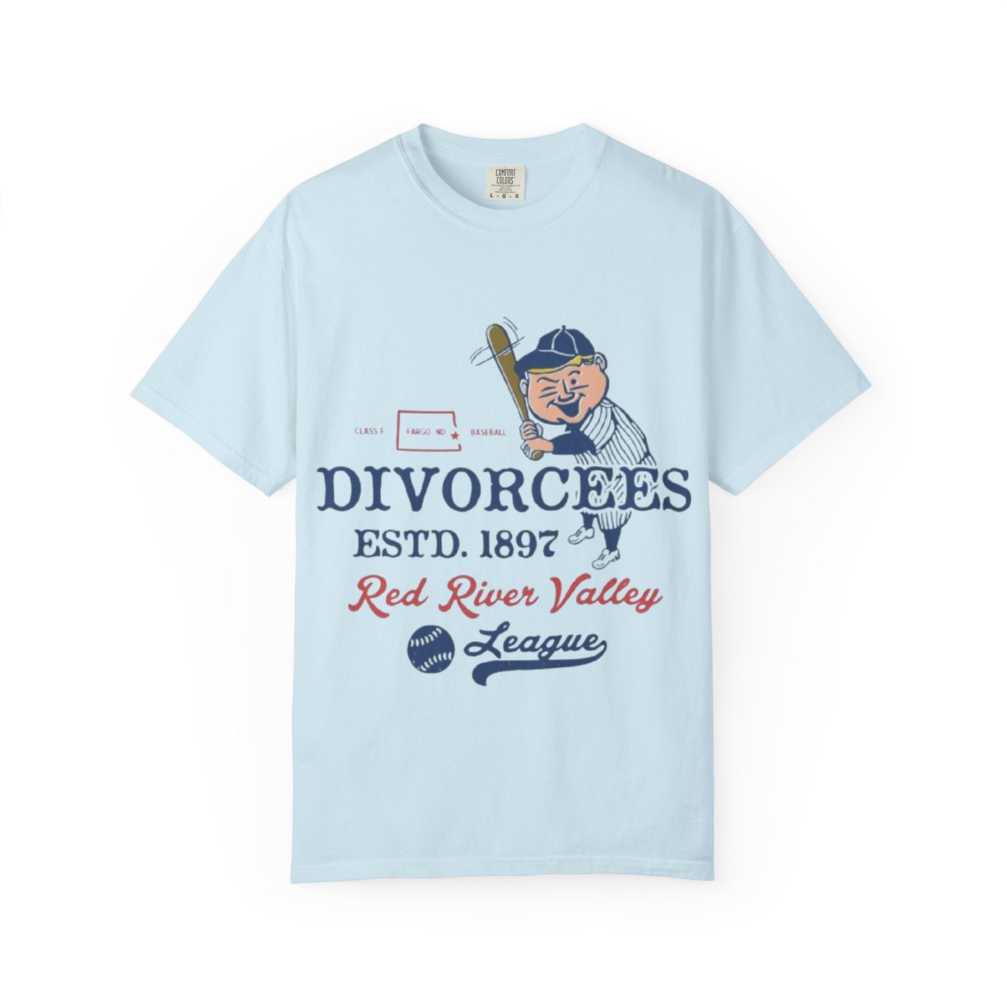 Vintage 1897 Fargo Divorcees Baseball T-shirt, Retro Sports Fan Tee, Unisex