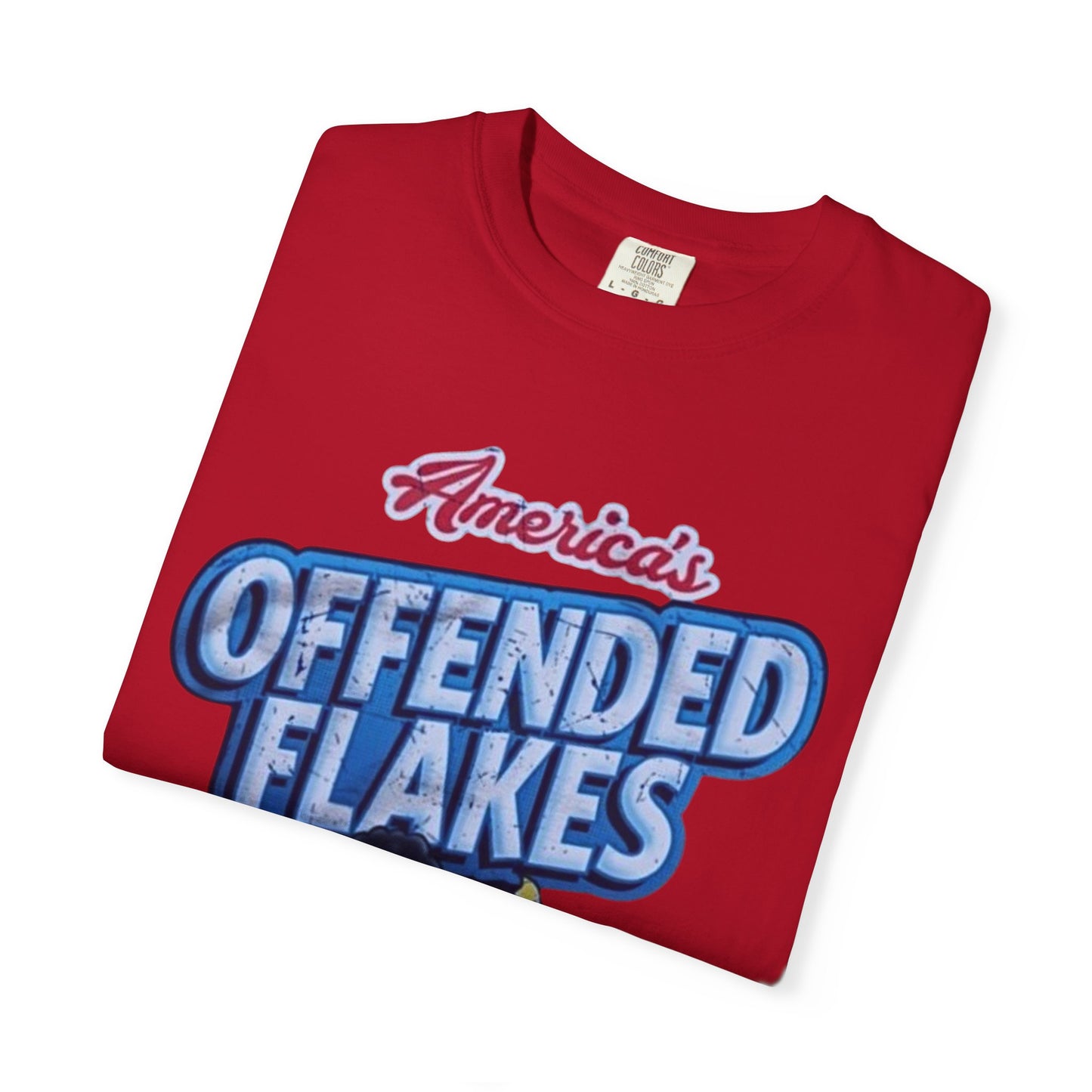 Offended Flakes Cereal Humor Unisex Tee, Liberal Trigger Shirt, Kellogs Corn