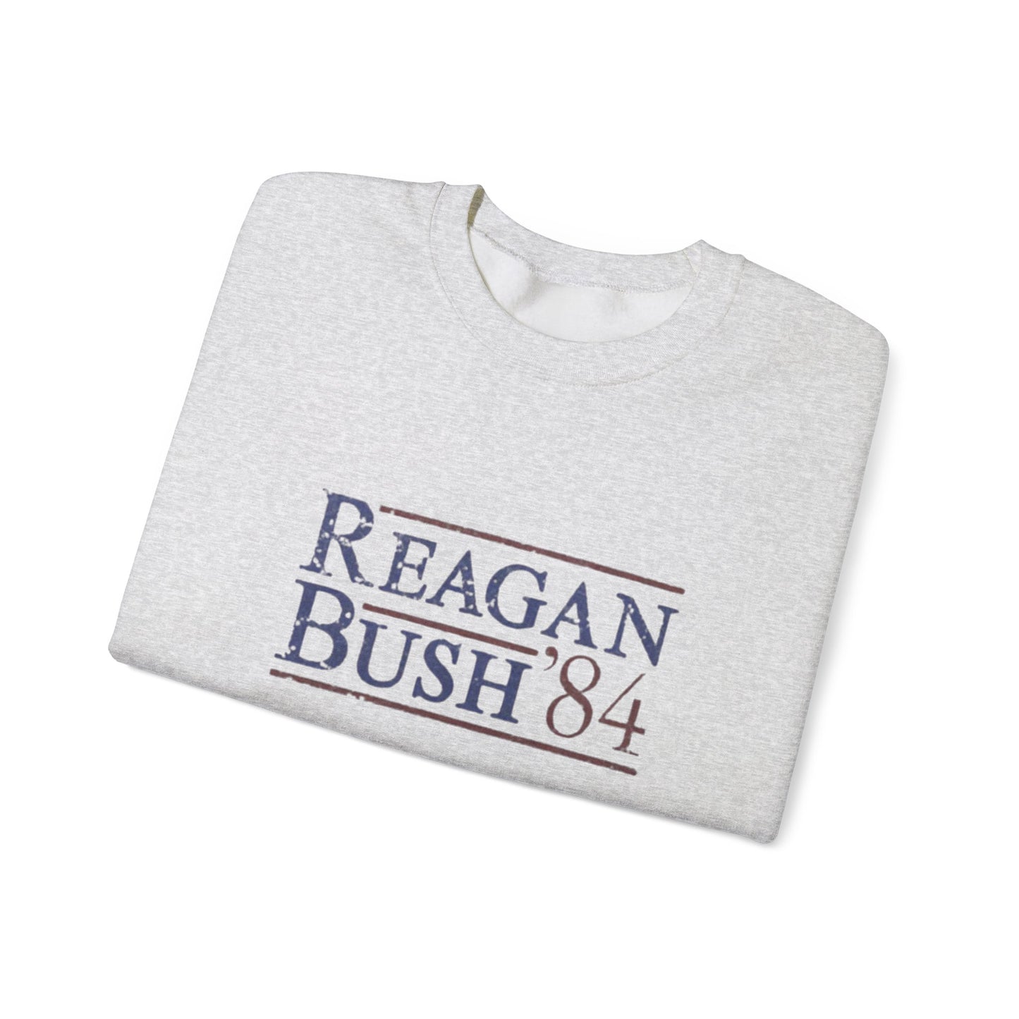 Political Campaign Reagan/Bush 84 Presidential USA Sweatshirt, Unisex Crewneck