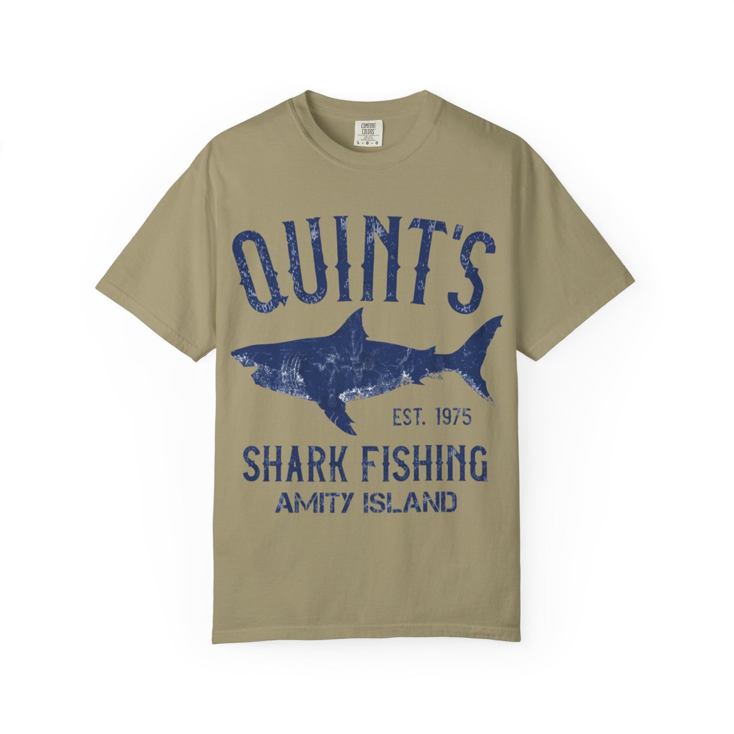 Jaws Movie Unisex T-shirt, Great White Shark Tee, Quints Fishing Shirt, Vintage
