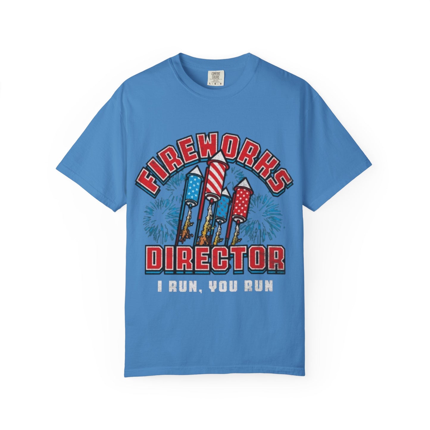 Fireworks Director 4th of July Patriotic shirt Independence Day 1776 MERICA USA