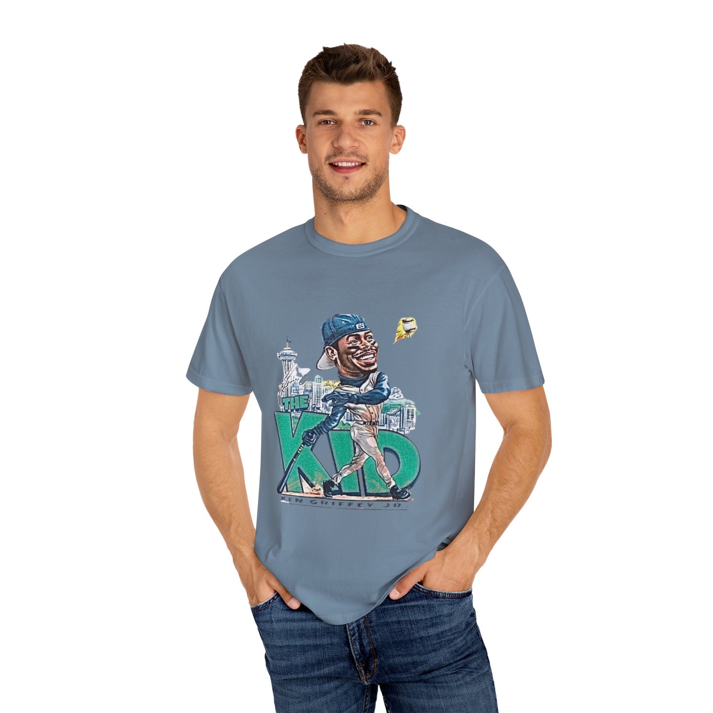 Ken Griffey Jr. Swing Home Run Seattle Mariners, MLB The Kid Tee, Baseball