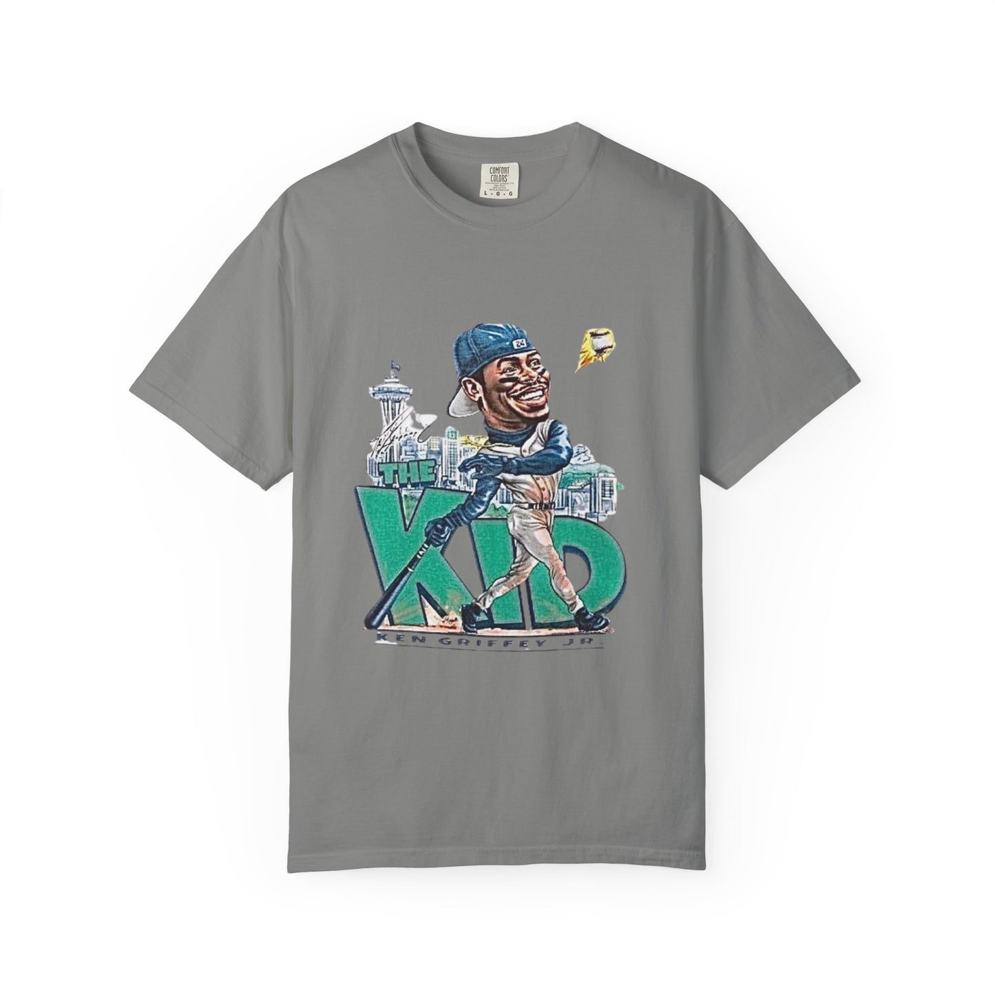 Ken Griffey Jr. Swing Home Run Seattle Mariners, MLB The Kid Tee, Baseball