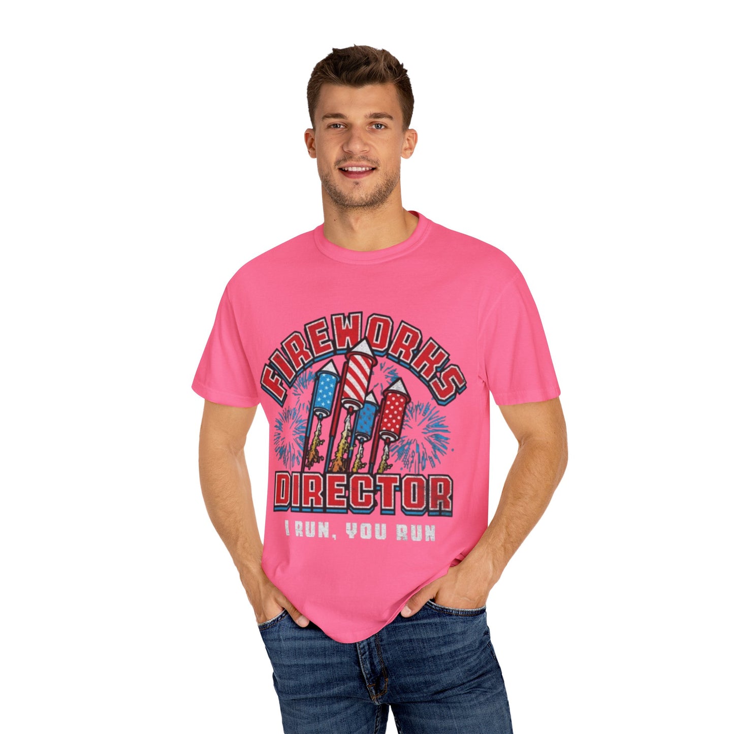Fireworks Director 4th of July Patriotic shirt Independence Day 1776 MERICA USA