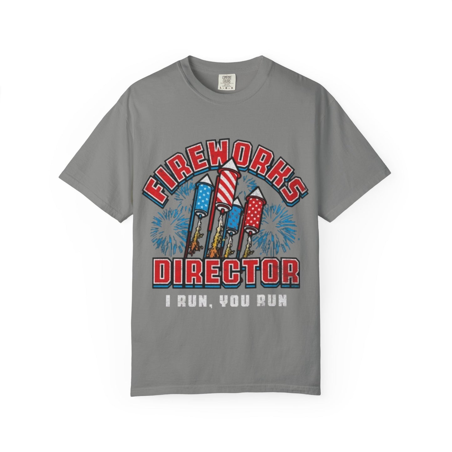 Fireworks Director 4th of July Patriotic shirt Independence Day 1776 MERICA USA