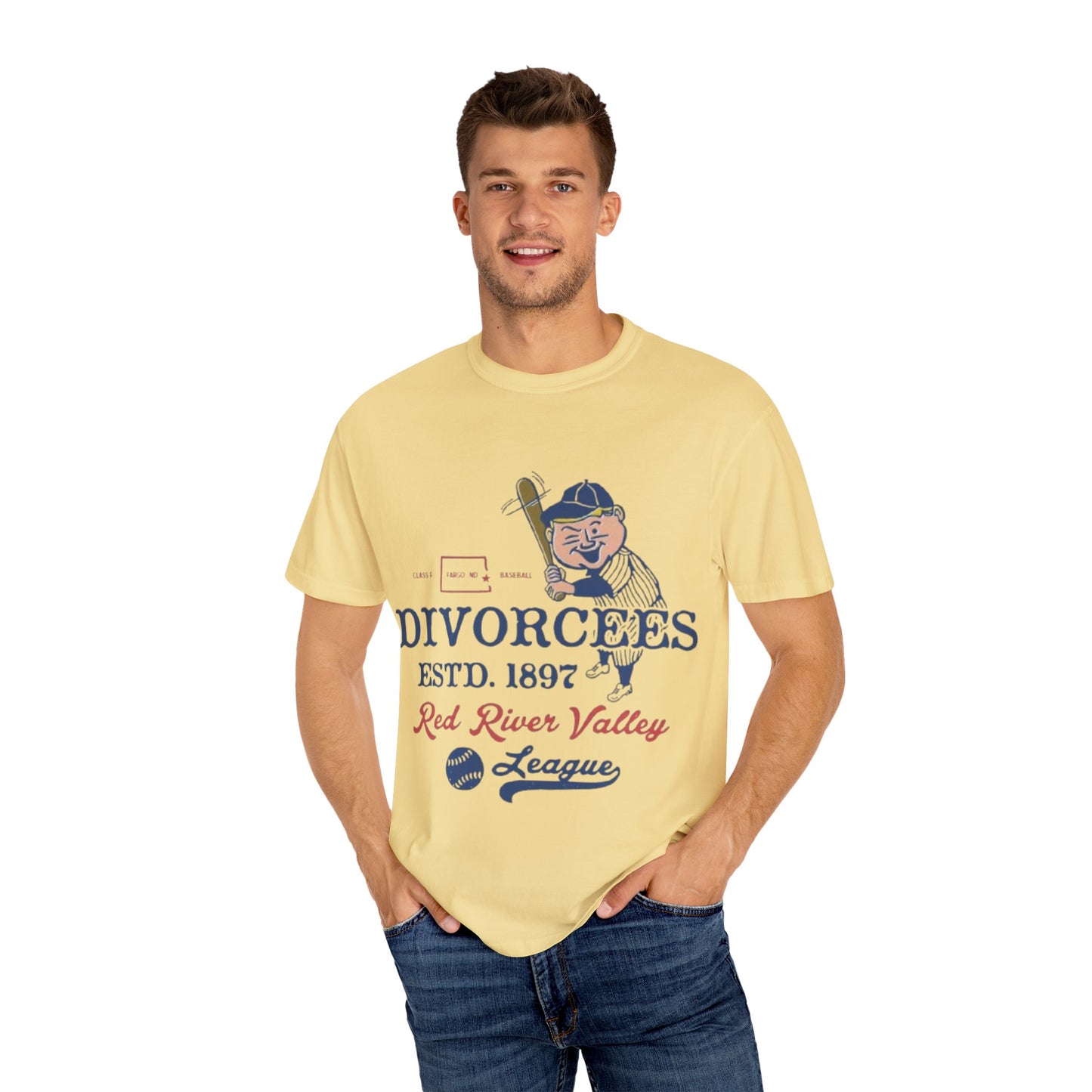 Vintage 1897 Fargo Divorcees Baseball T-shirt, Retro Sports Fan Tee, Unisex