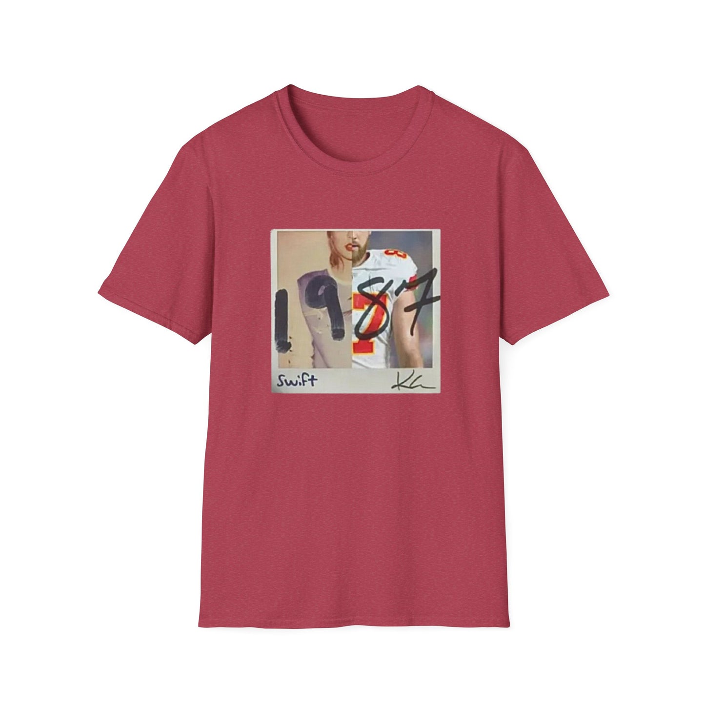 Swiftie x Chiefs Love Tee | 1989 Album CD & Kelce 87 Jersey Mashup Shirt