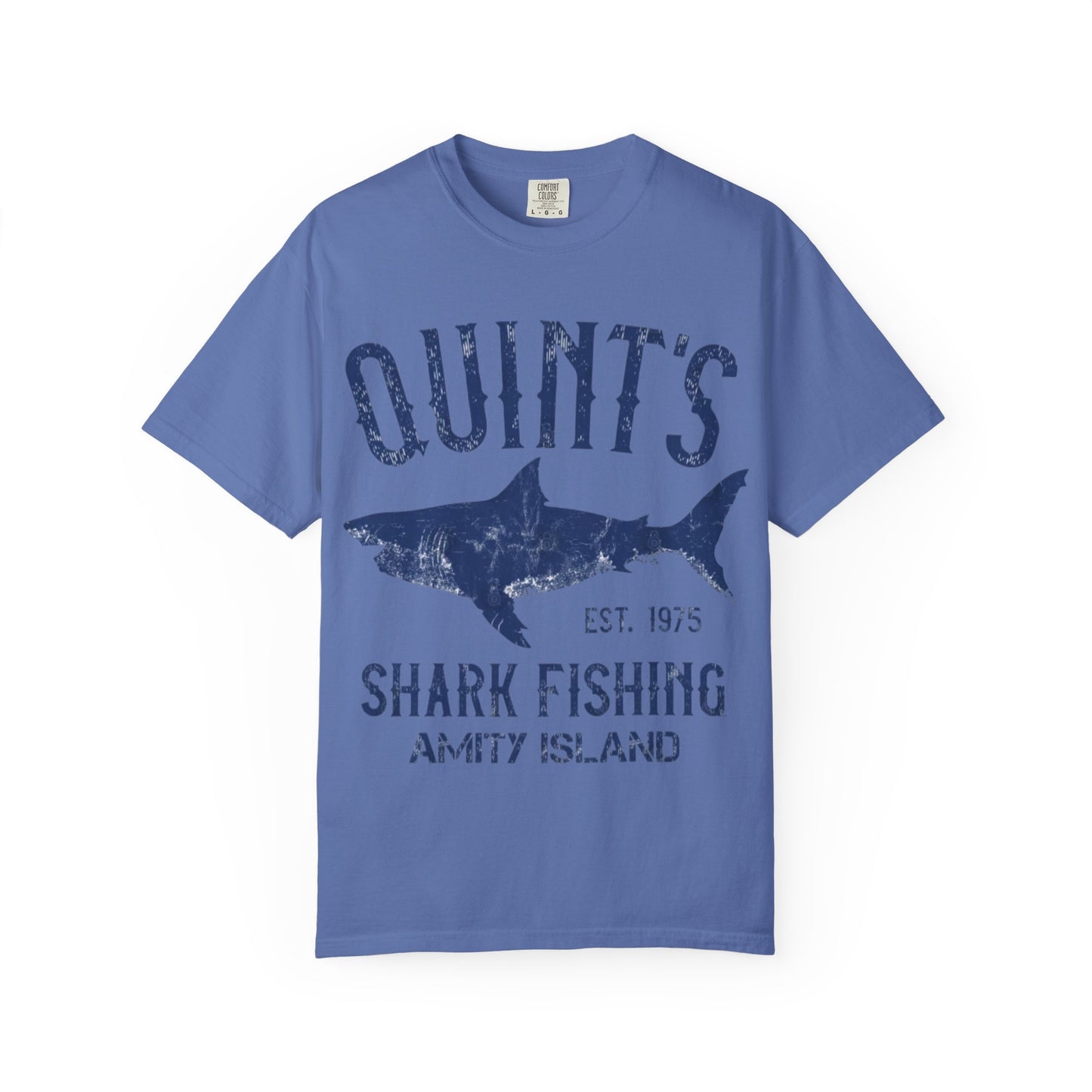 Jaws Movie Unisex T-shirt, Great White Shark Tee, Quints Fishing Shirt, Vintage