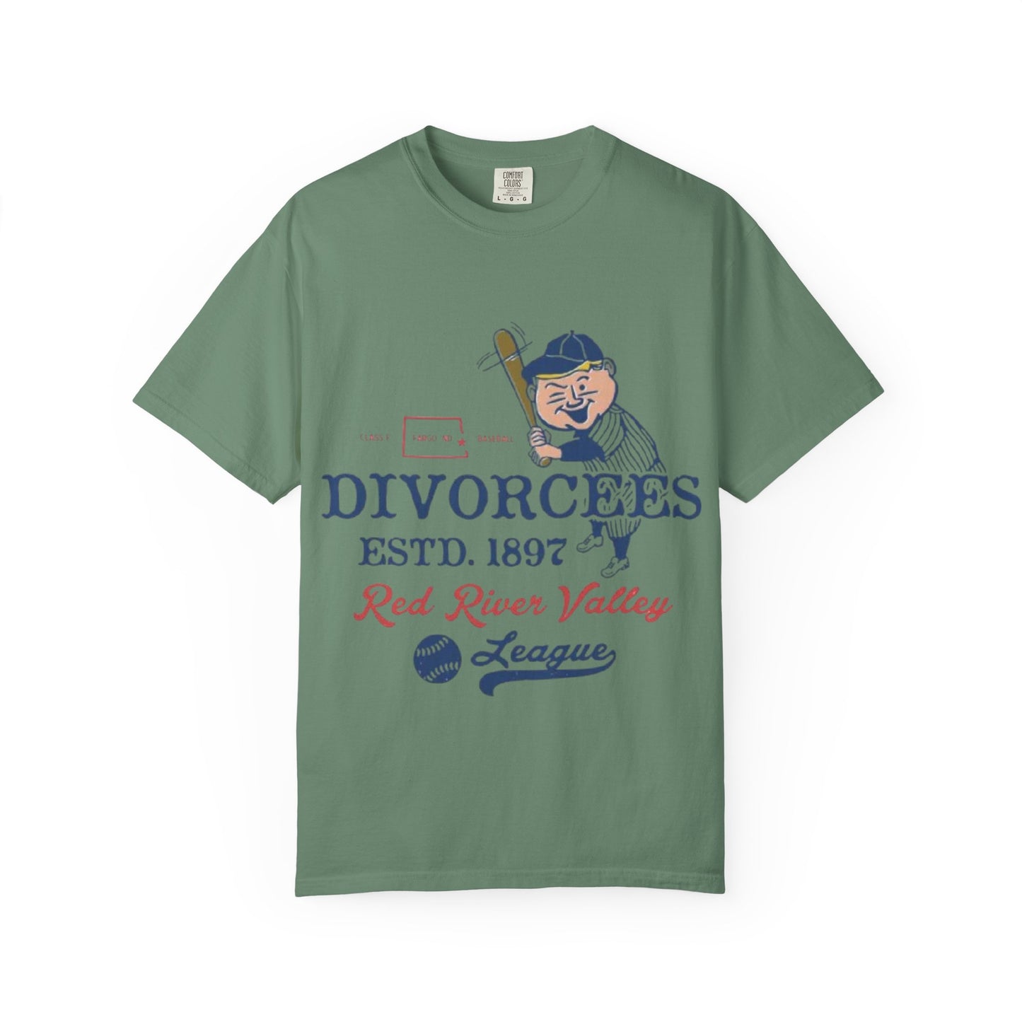 Vintage 1897 Fargo Divorcees Baseball T-shirt, Retro Sports Fan Tee, Unisex