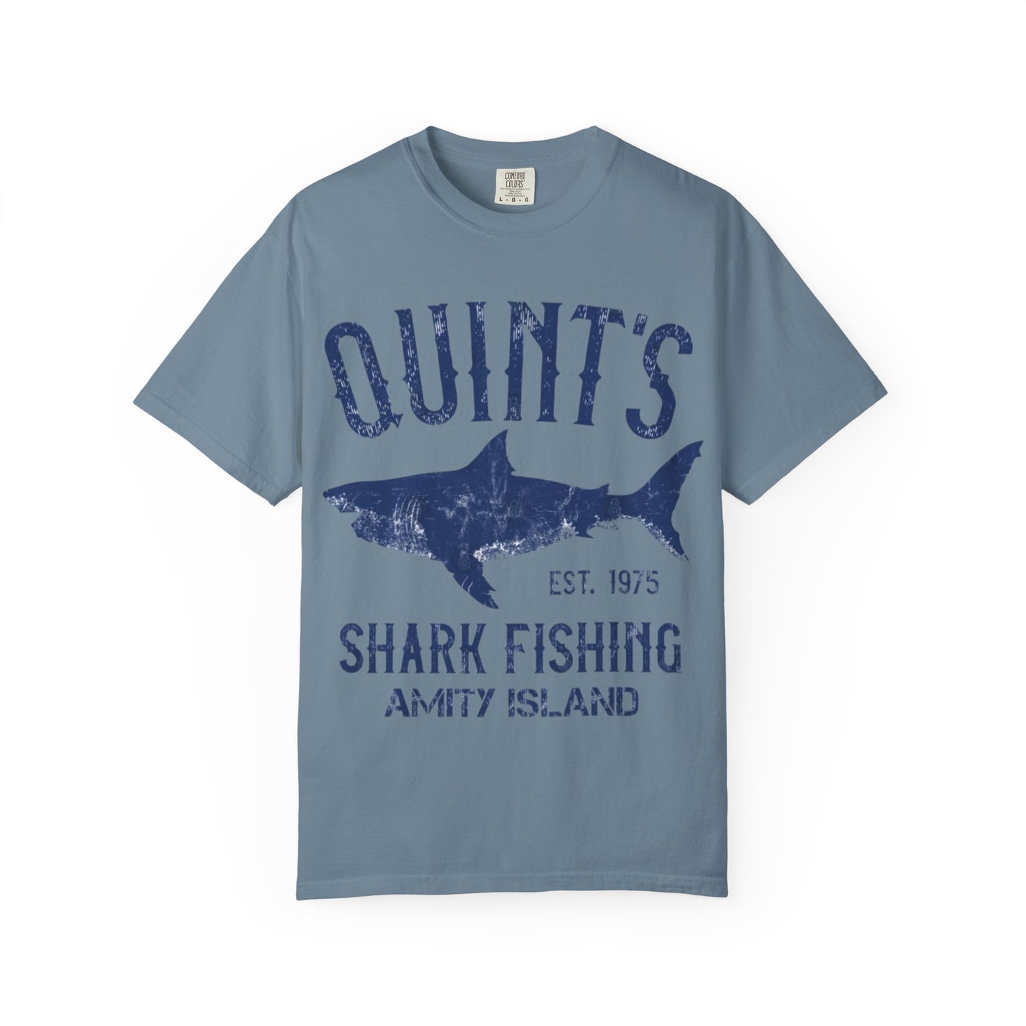Jaws Movie Unisex T-shirt, Great White Shark Tee, Quints Fishing Shirt, Vintage