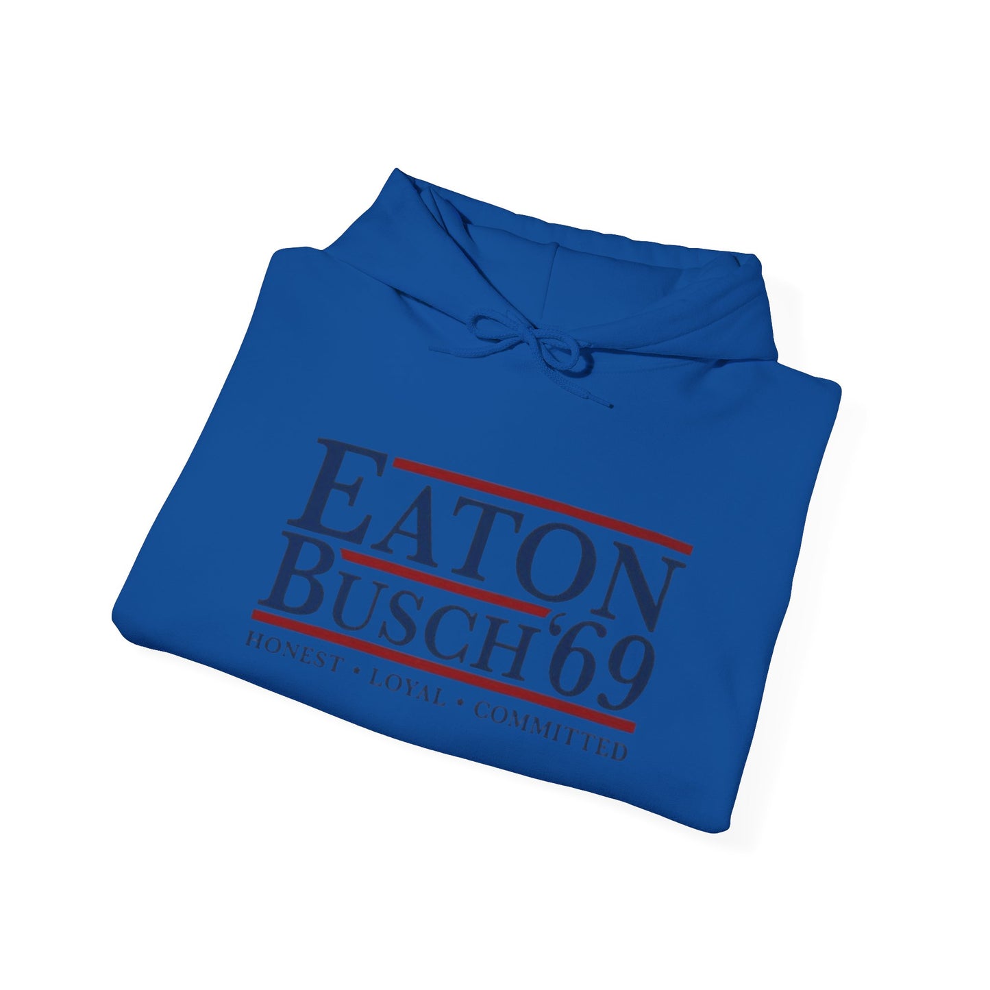 Political 69' Eaton/Busch Heavy Blend Hoodie - Unisex, Cozy Sweatshirt for