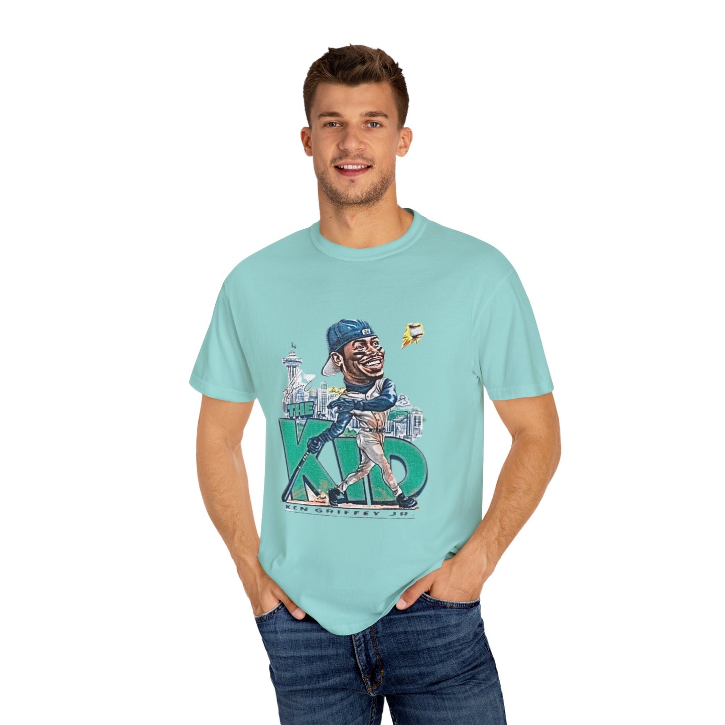 Ken Griffey Jr. Swing Home Run Seattle Mariners, MLB The Kid Tee, Baseball