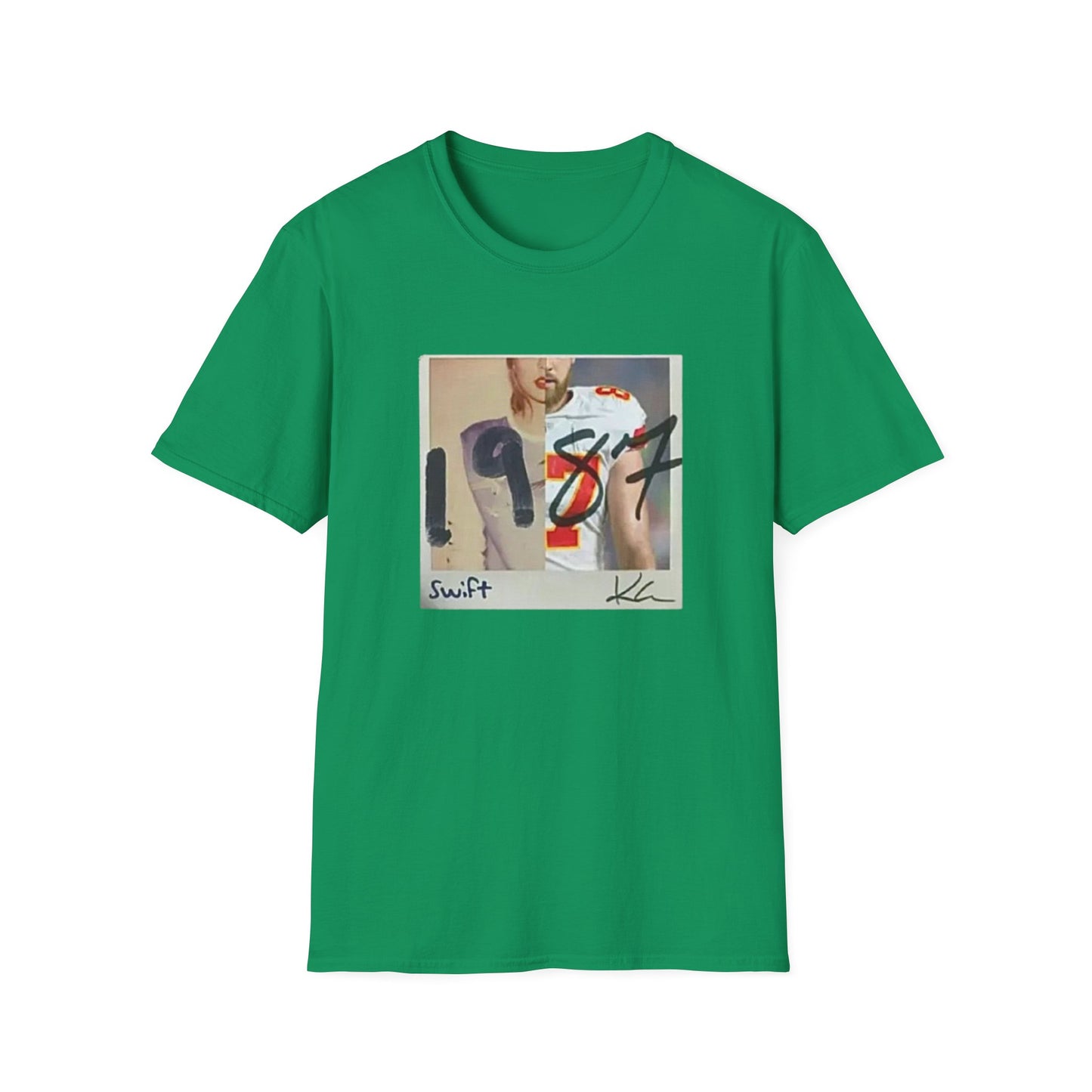 Swiftie x Chiefs Love Tee | 1989 Album CD & Kelce 87 Jersey Mashup Shirt