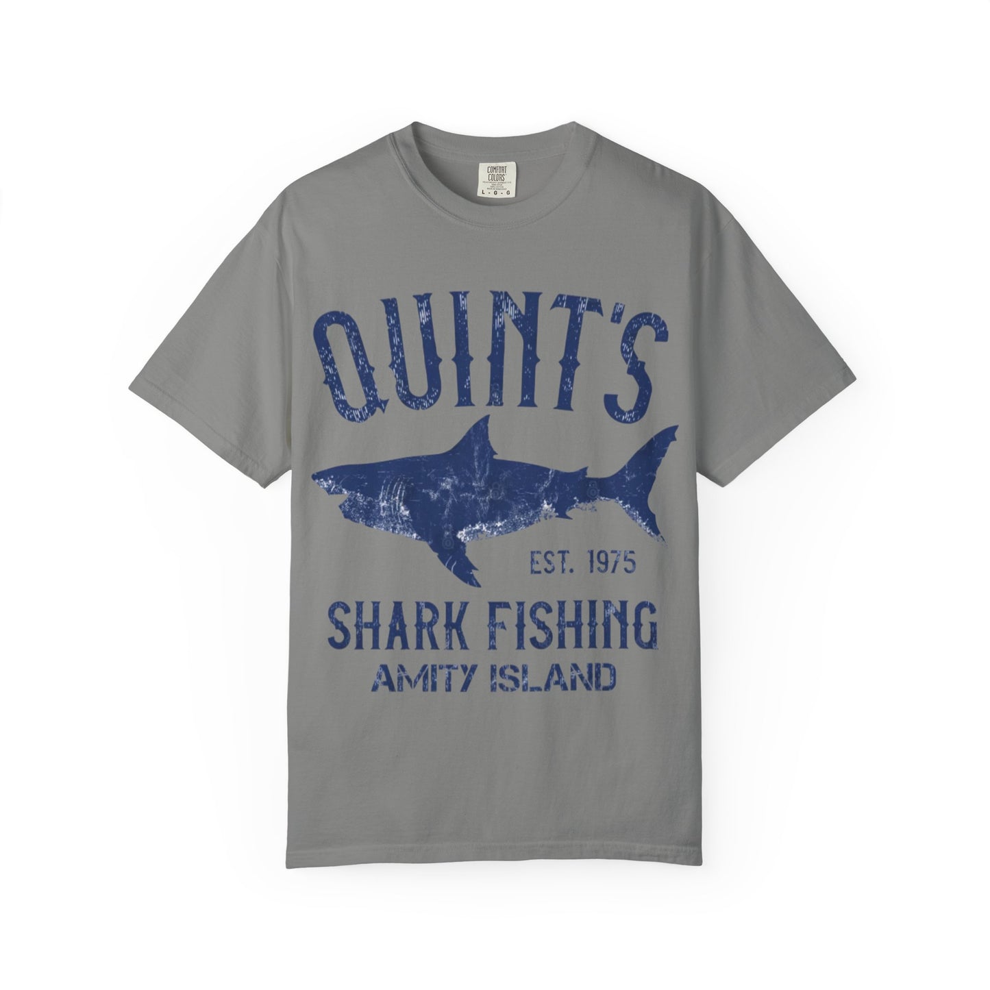 Jaws Movie Unisex T-shirt, Great White Shark Tee, Quints Fishing Shirt, Vintage