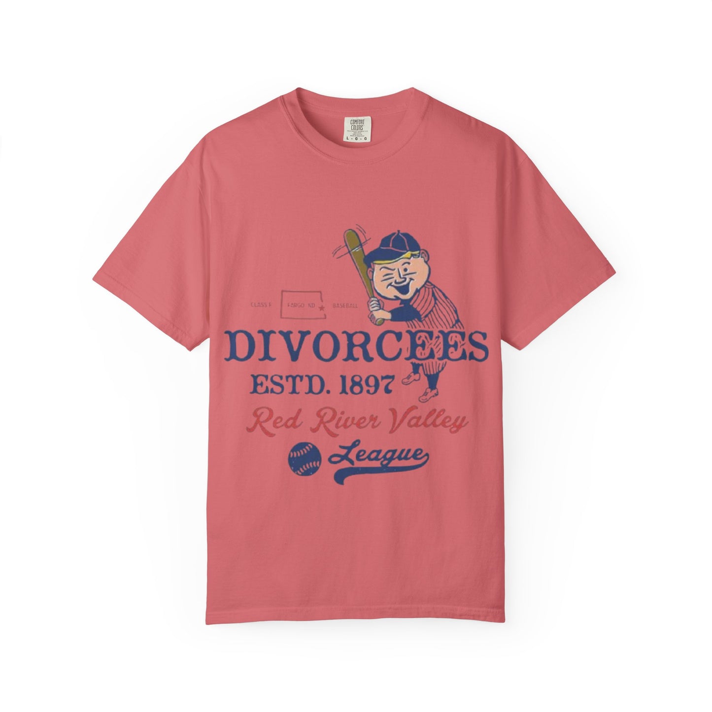 Vintage 1897 Fargo Divorcees Baseball T-shirt, Retro Sports Fan Tee, Unisex