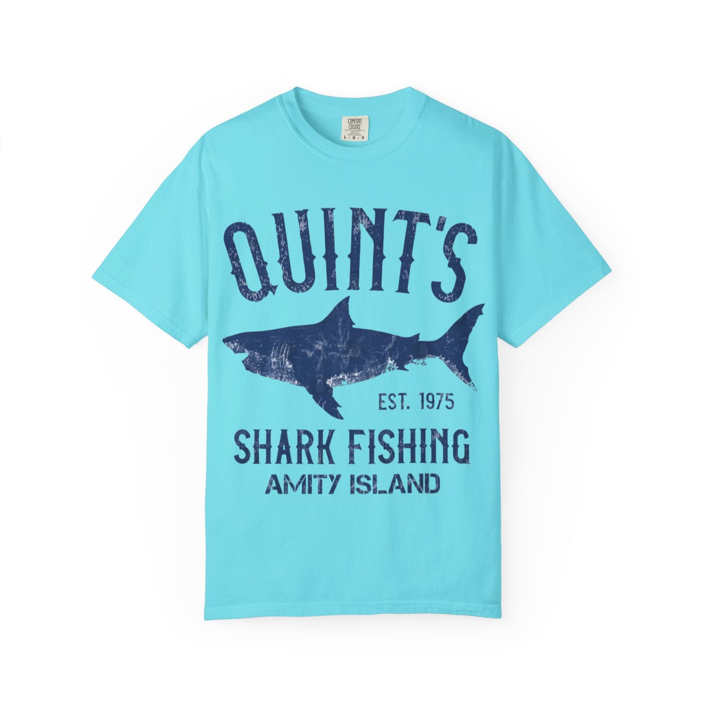 Jaws Movie Unisex T-shirt, Great White Shark Tee, Quints Fishing Shirt, Vintage