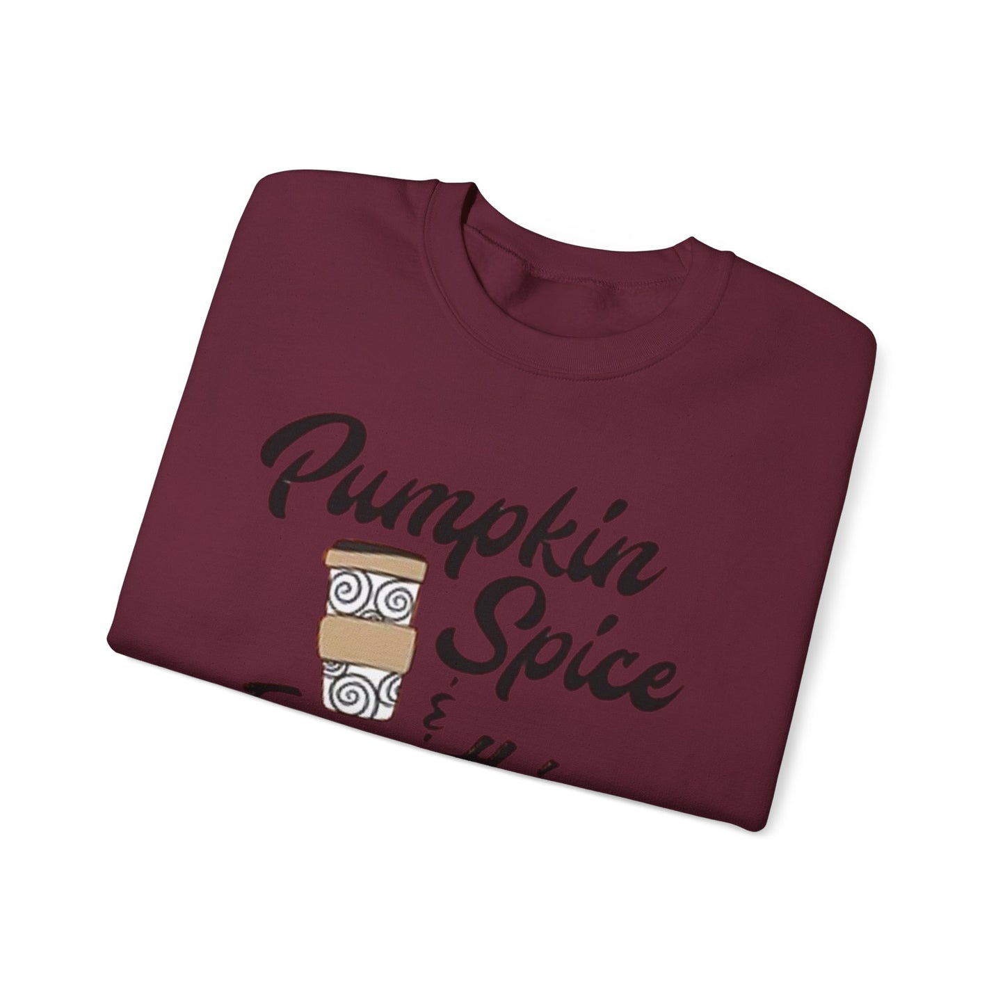 Fall Pumpkin Spice & Everything Nice Latte Fall Lover Gift, Unisex Sweatshirt,