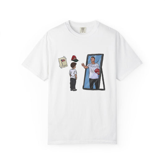 Charlie Kirk Cartoon Drawing Legacy T-shirt, MAGA Hat Throw Tee, Freedom Sign