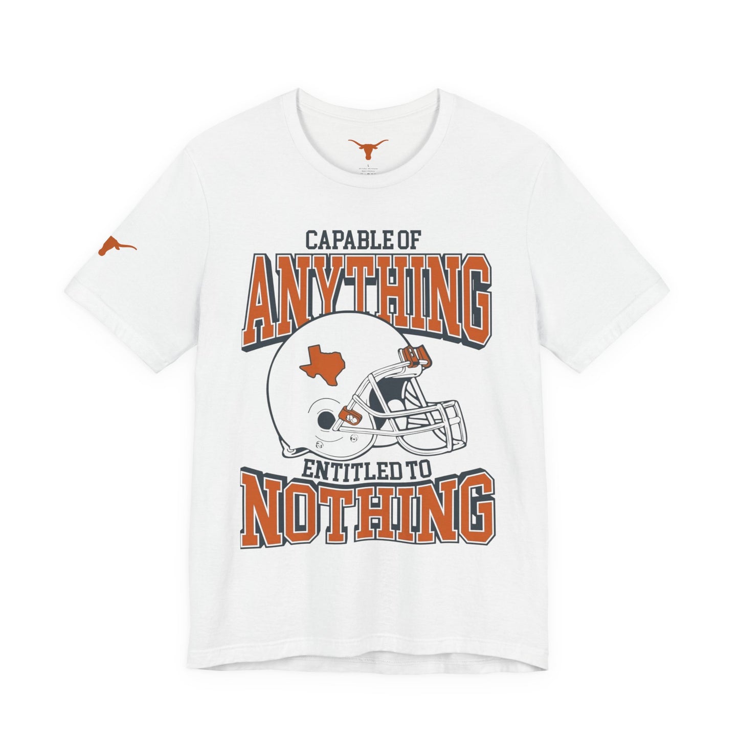 Texas Longhorns Football Inspirational Quote Tee, College Game Day Shirt, Sports