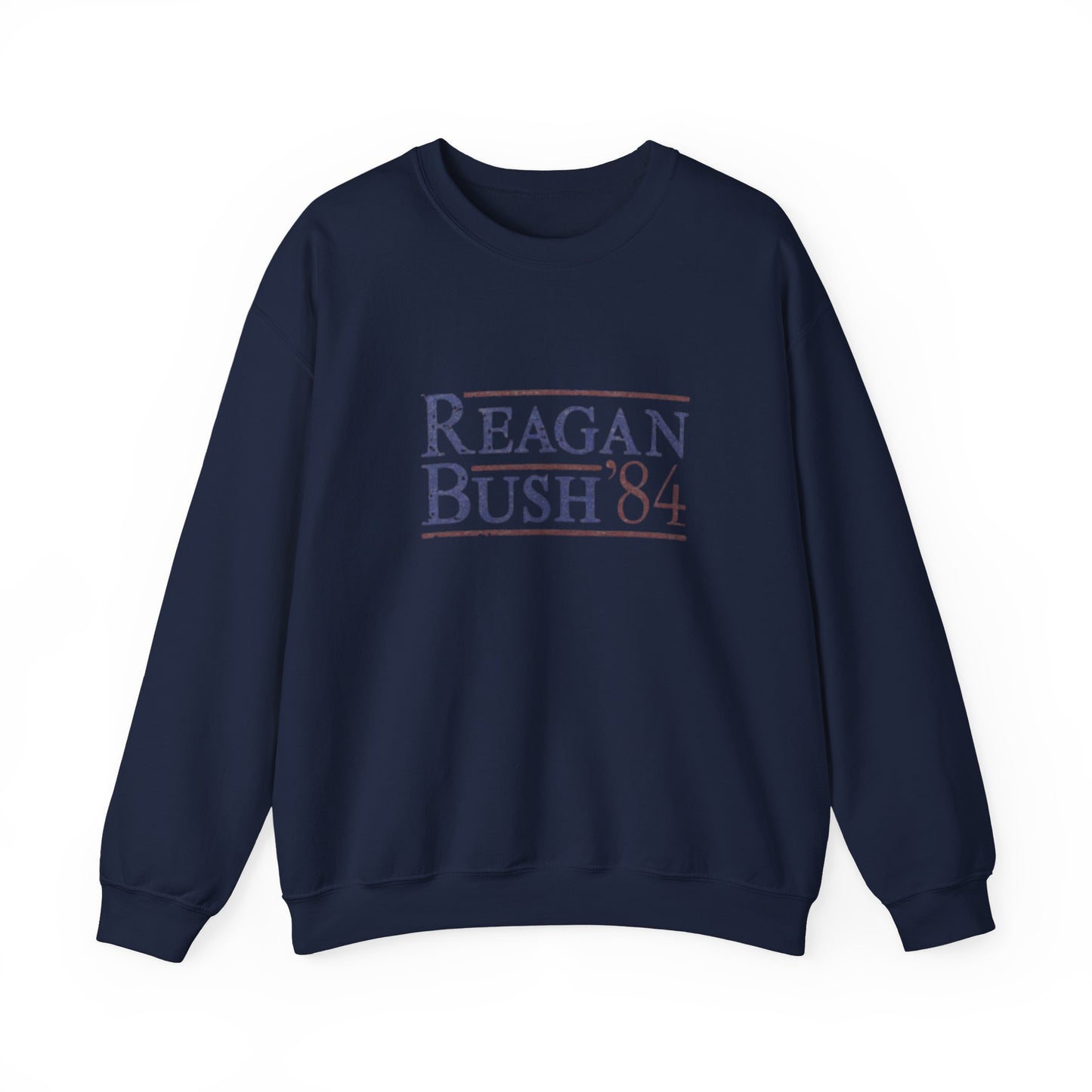 Political Campaign Reagan/Bush 84 Presidential USA Sweatshirt, Unisex Crewneck