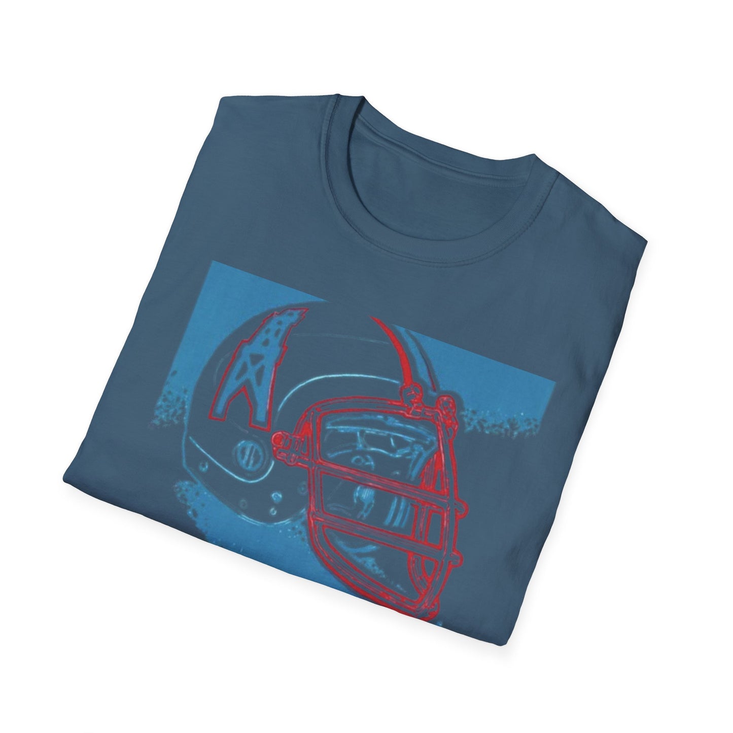 Classic Houston Oilers Unisex Tee, Vintage NFL Logo Softstyle, Tennessee Titans