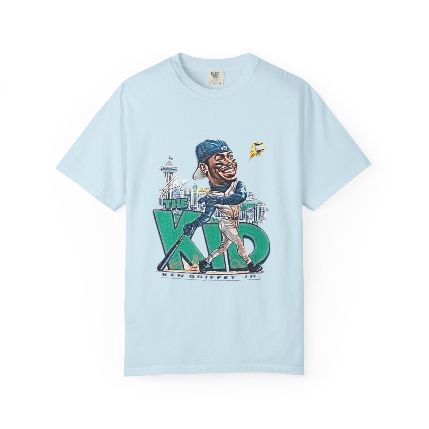 Ken Griffey Jr. Swing Home Run Seattle Mariners, MLB The Kid Tee, Baseball