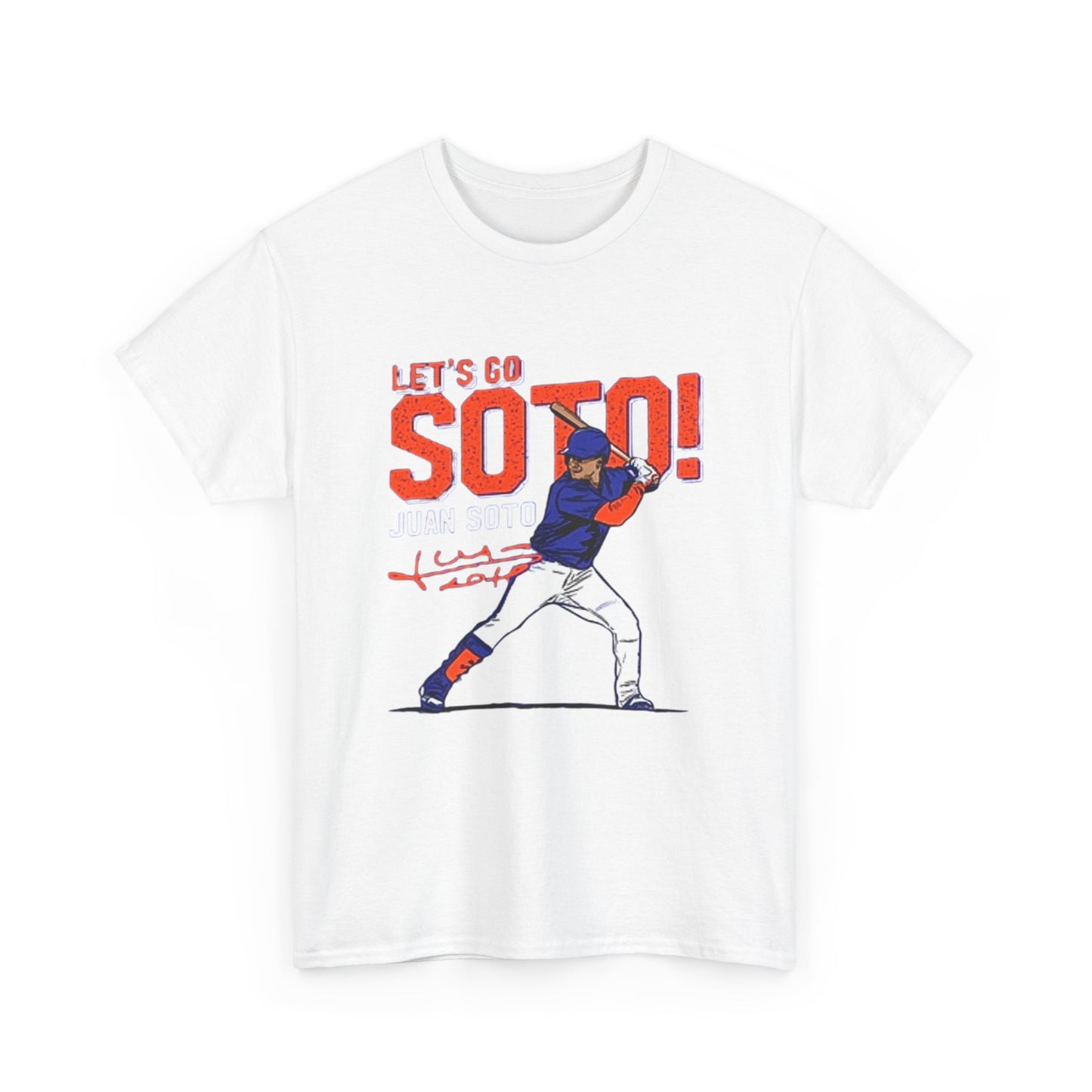 Juan Soto New York Mets MLB Baseball T, Soto Shuffle Unisex Heavy Cotton T-Shirt