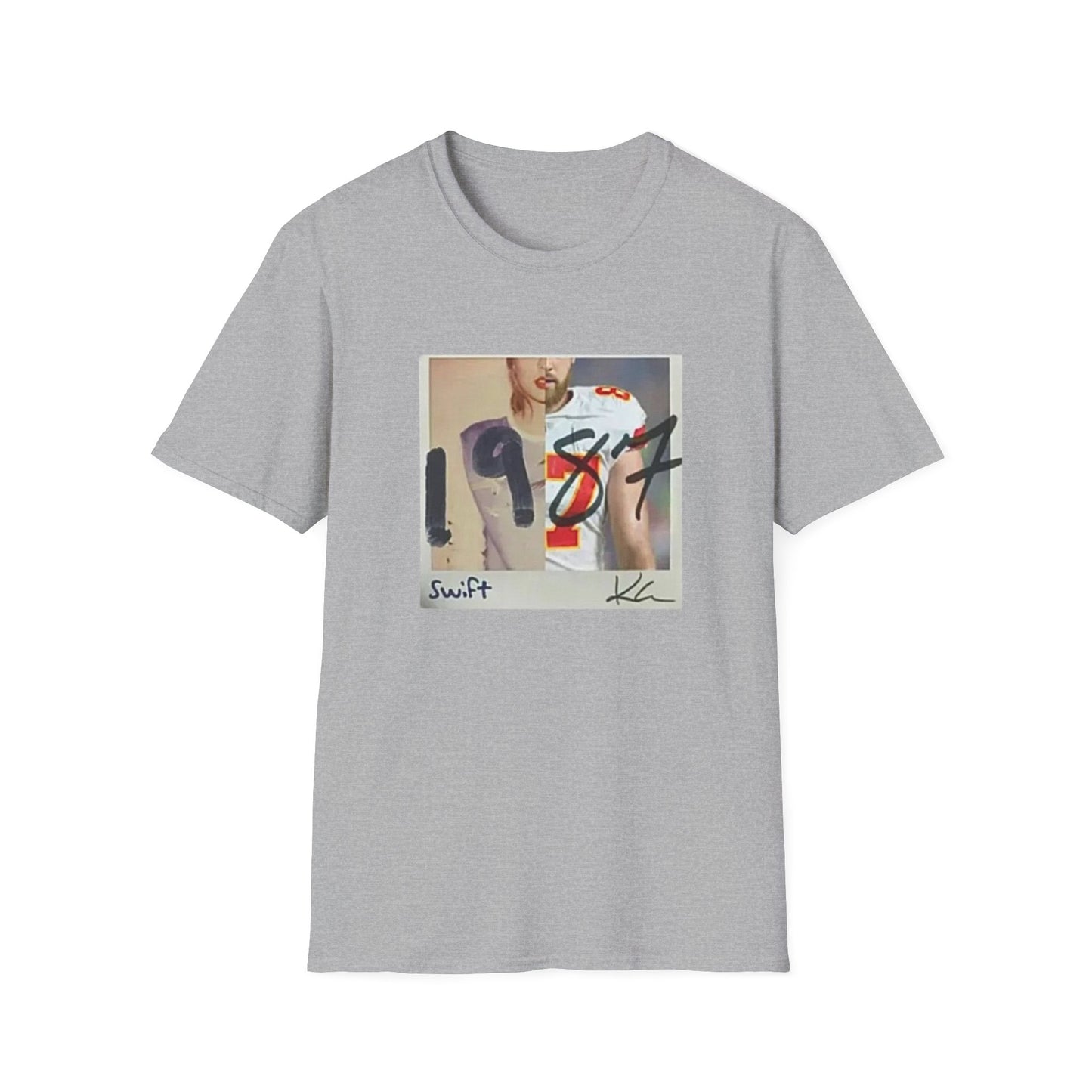 Swiftie x Chiefs Love Tee | 1989 Album CD & Kelce 87 Jersey Mashup Shirt