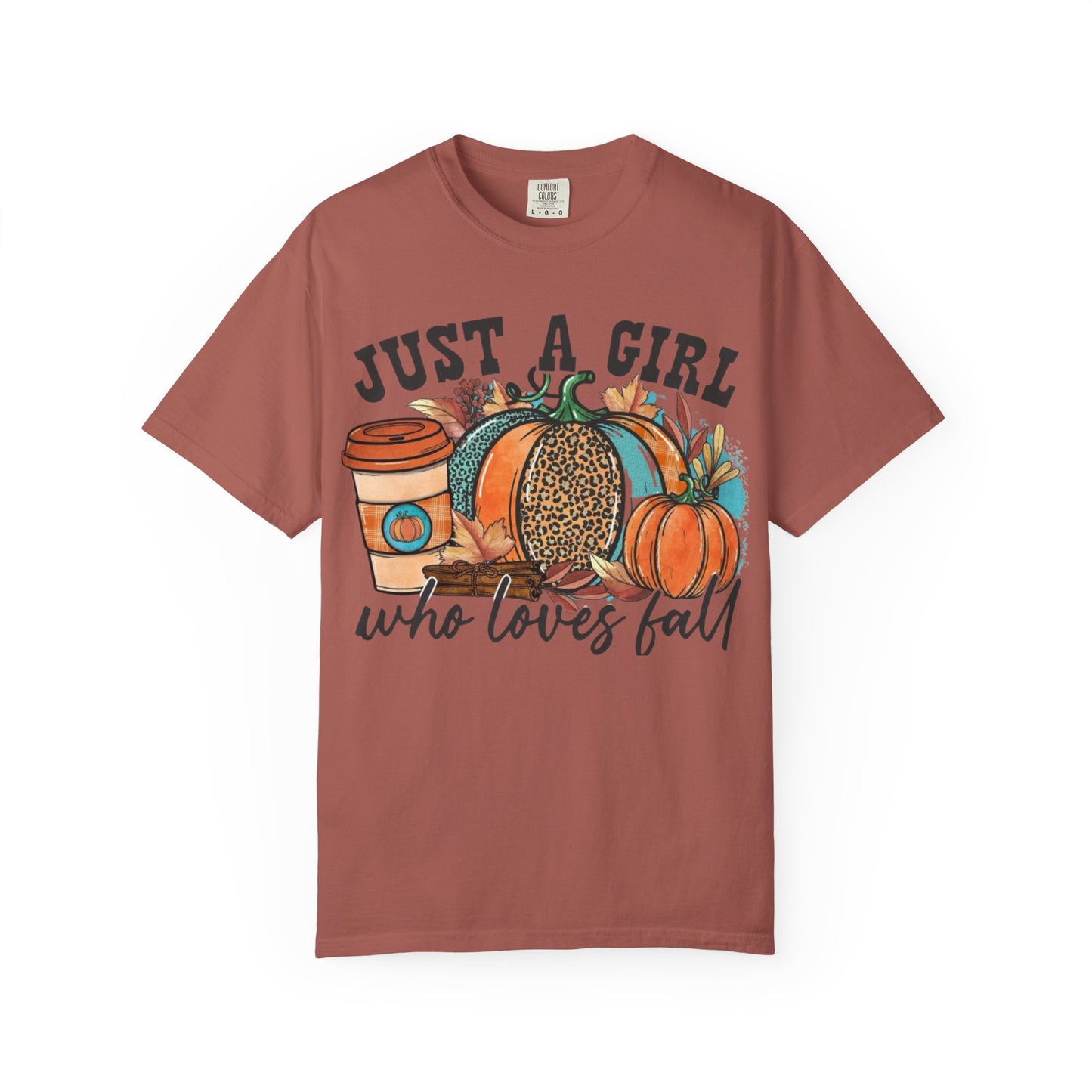 Fall Pumpkin Latte Unisex Tee, Autumn Shirt, Pumpkin Spice Tee, Fall Colors